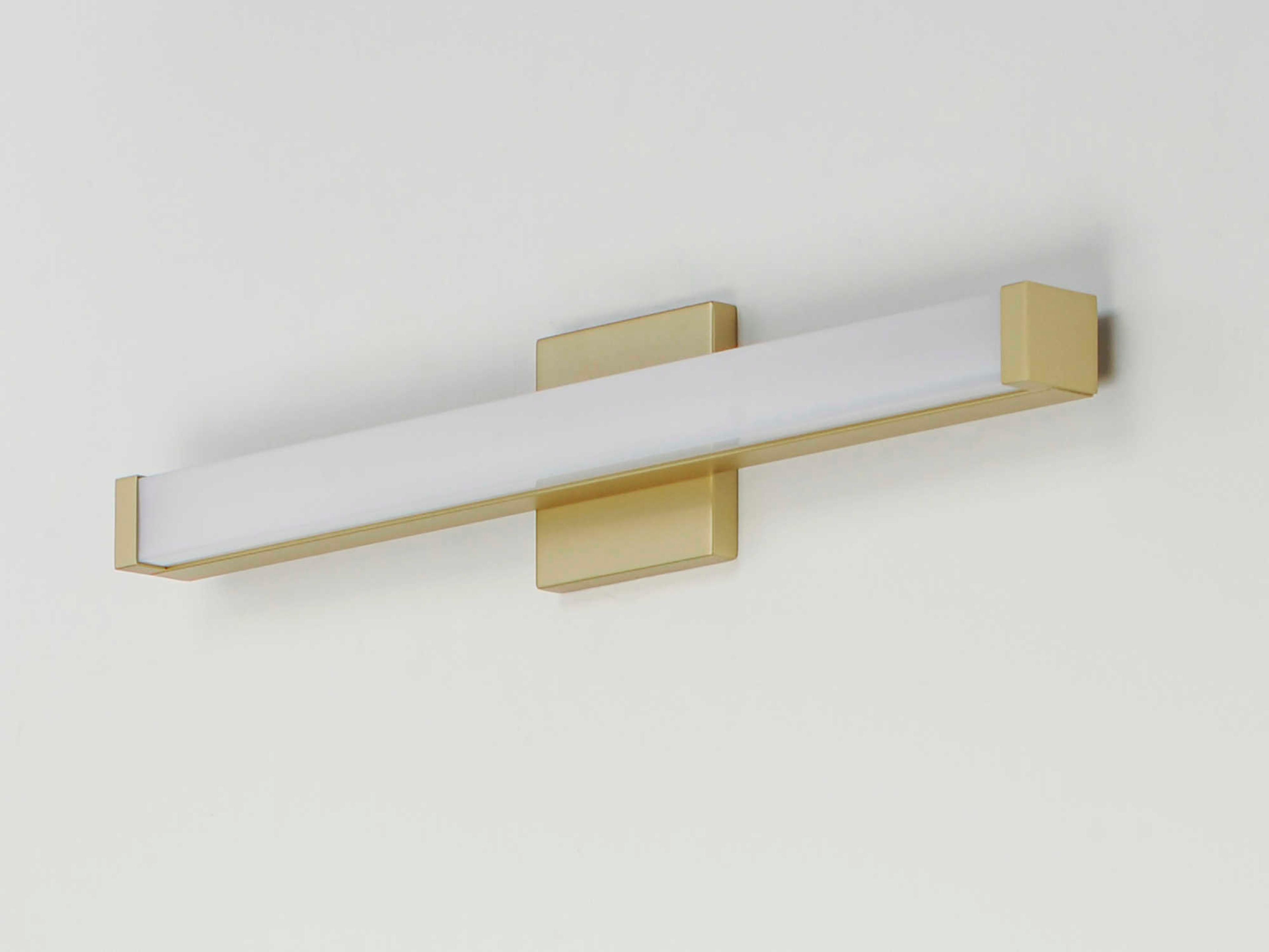 Maxim Lighting Spec 1-Light Gold LED Vanity Light
