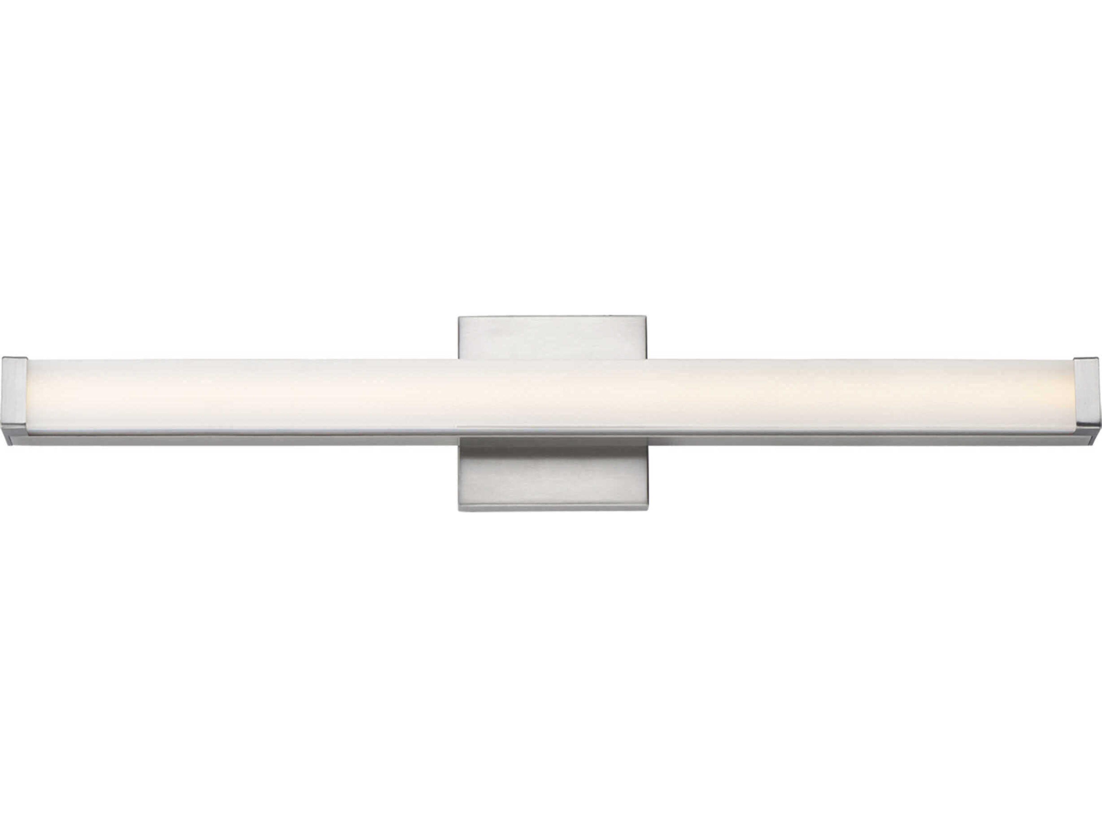 Spec 1-Light Satin Nickel LED Vanity Light