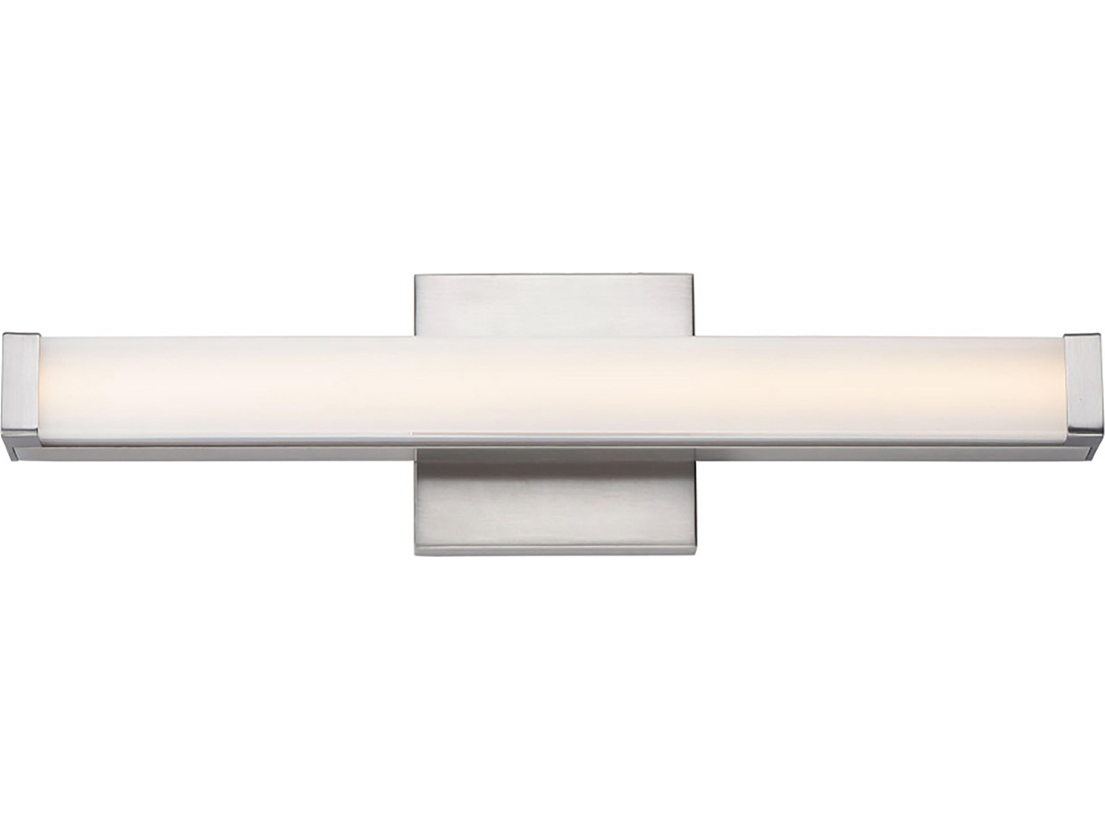 Spec 1-Light Satin Nickel Vanity Light