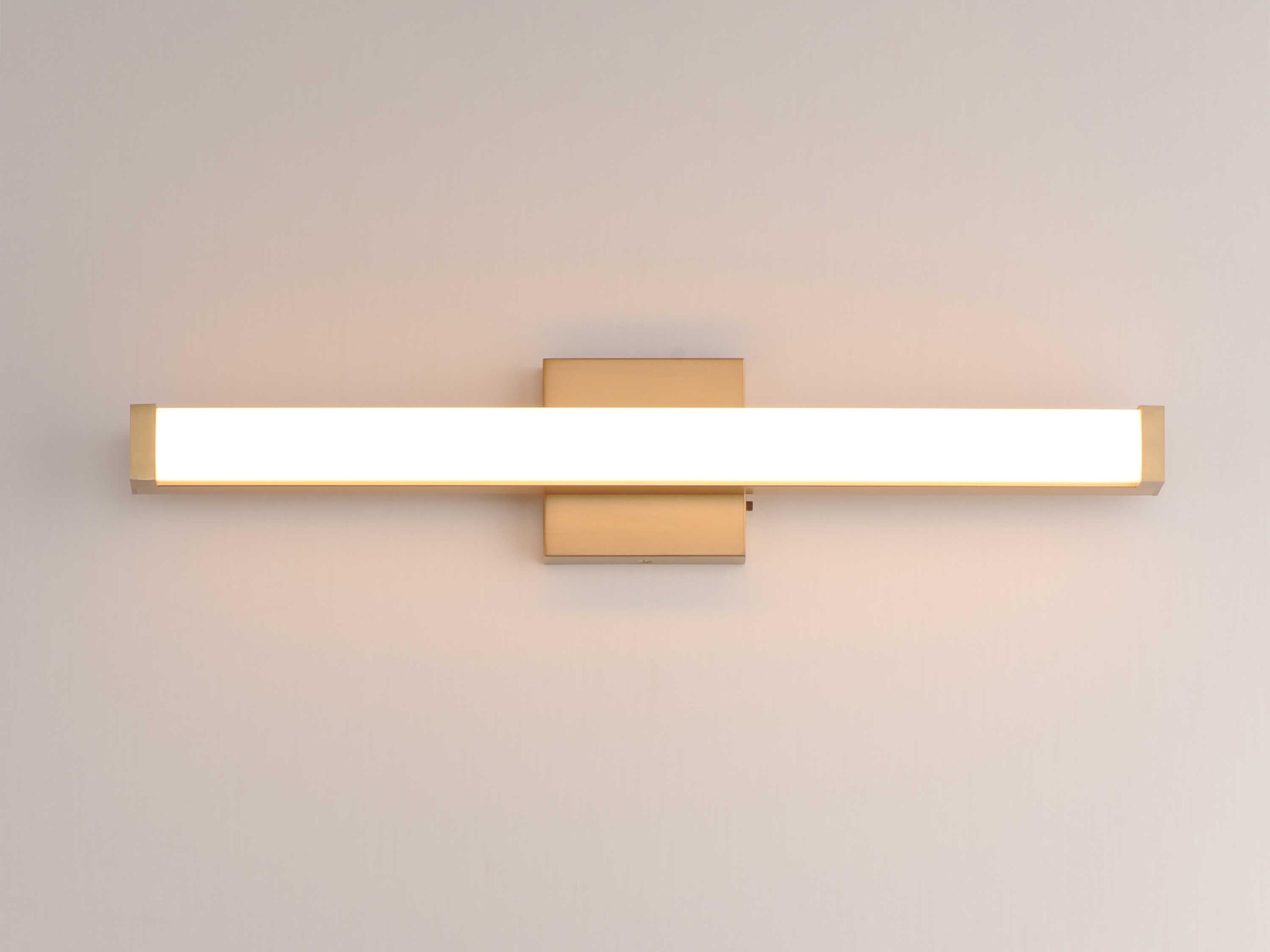 Maxim Lighting Spec 1-Light Natural Aged Brass Vanity Light
