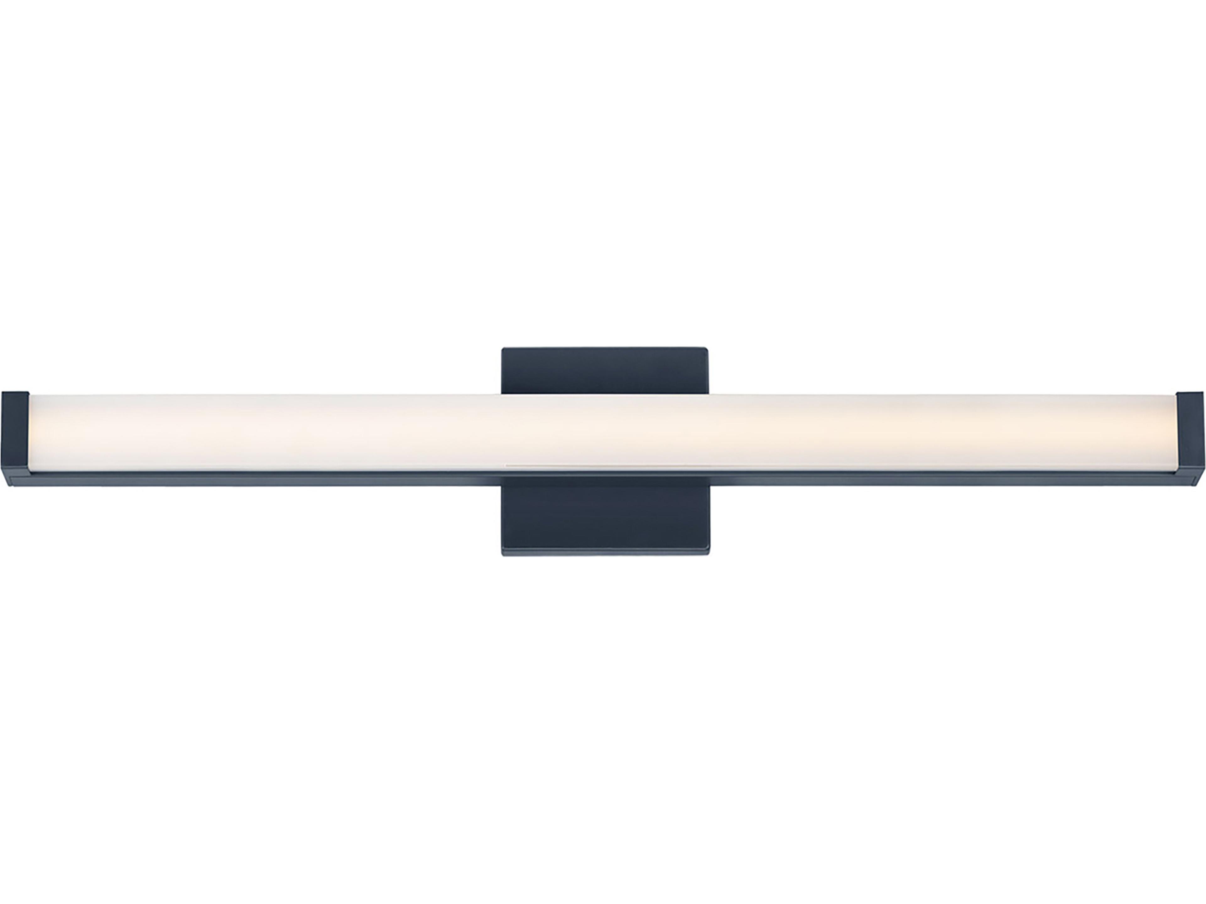 Spec 1-Light Black Vanity Light