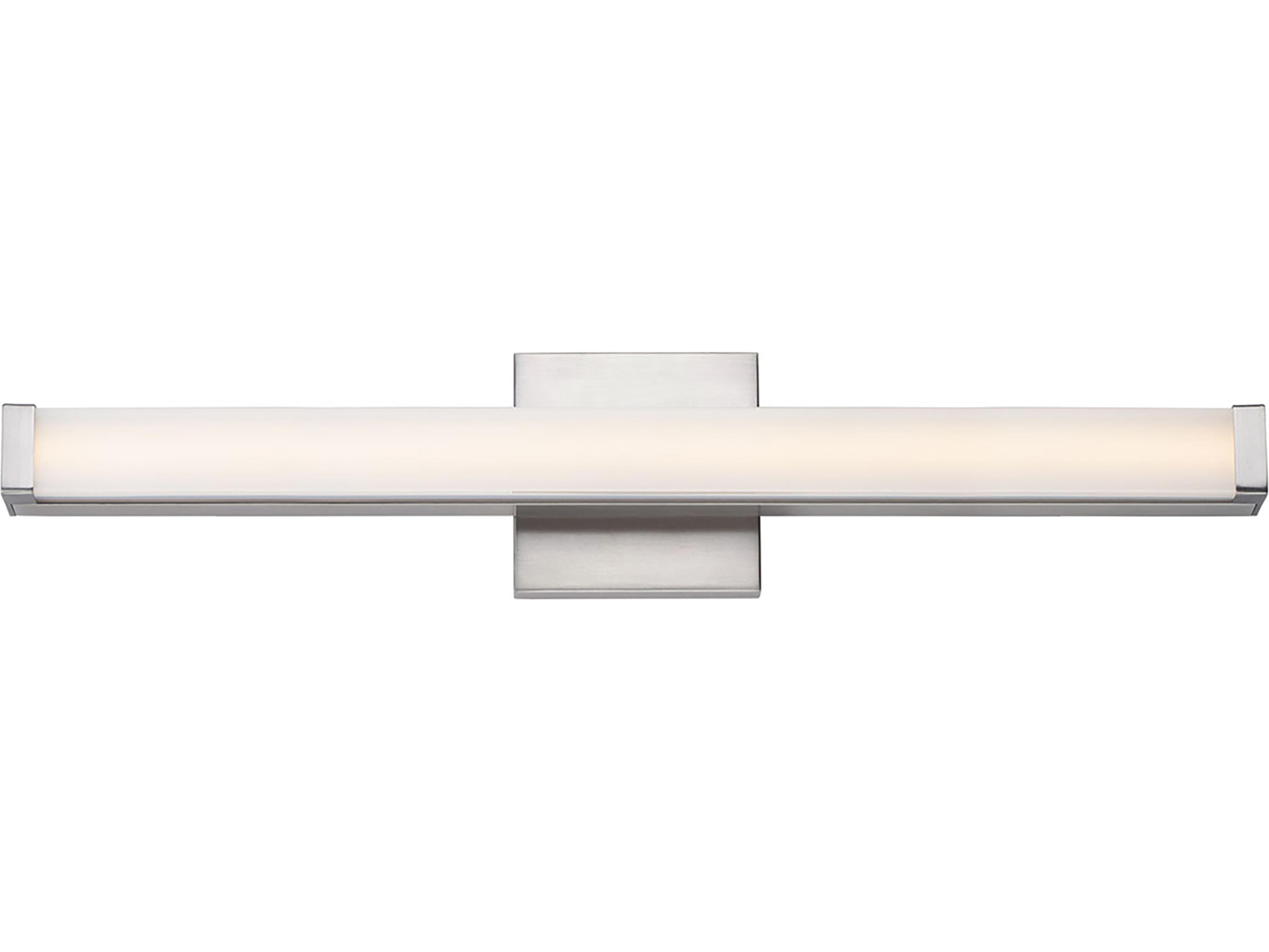 Spec 1-Light Satin Nickel Vanity Light