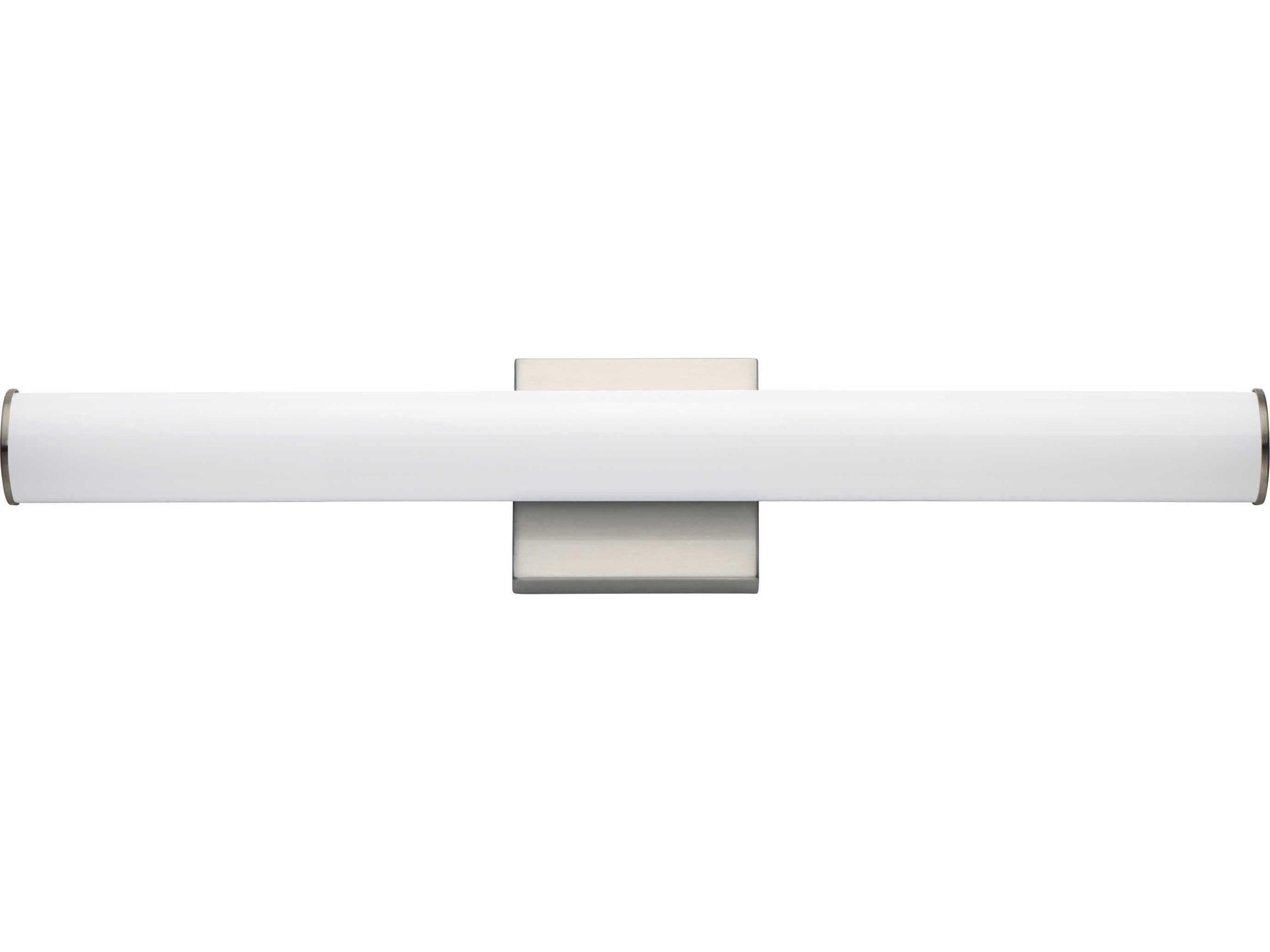 Rail 1-Light Satin Nickel LED Vanity Light