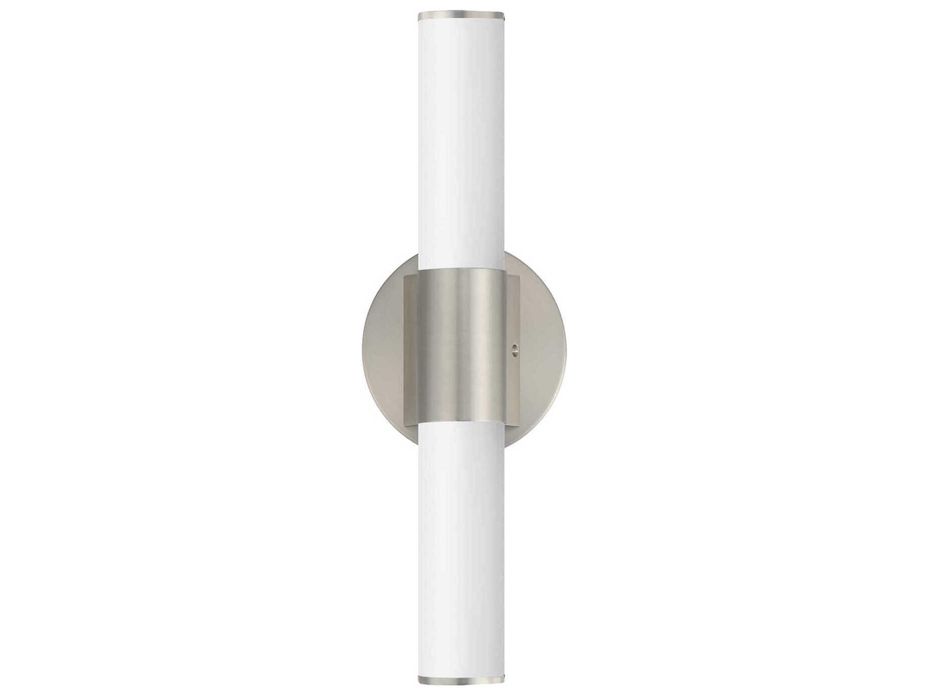Tubo 1-Light Satin Nickel Vanity Light