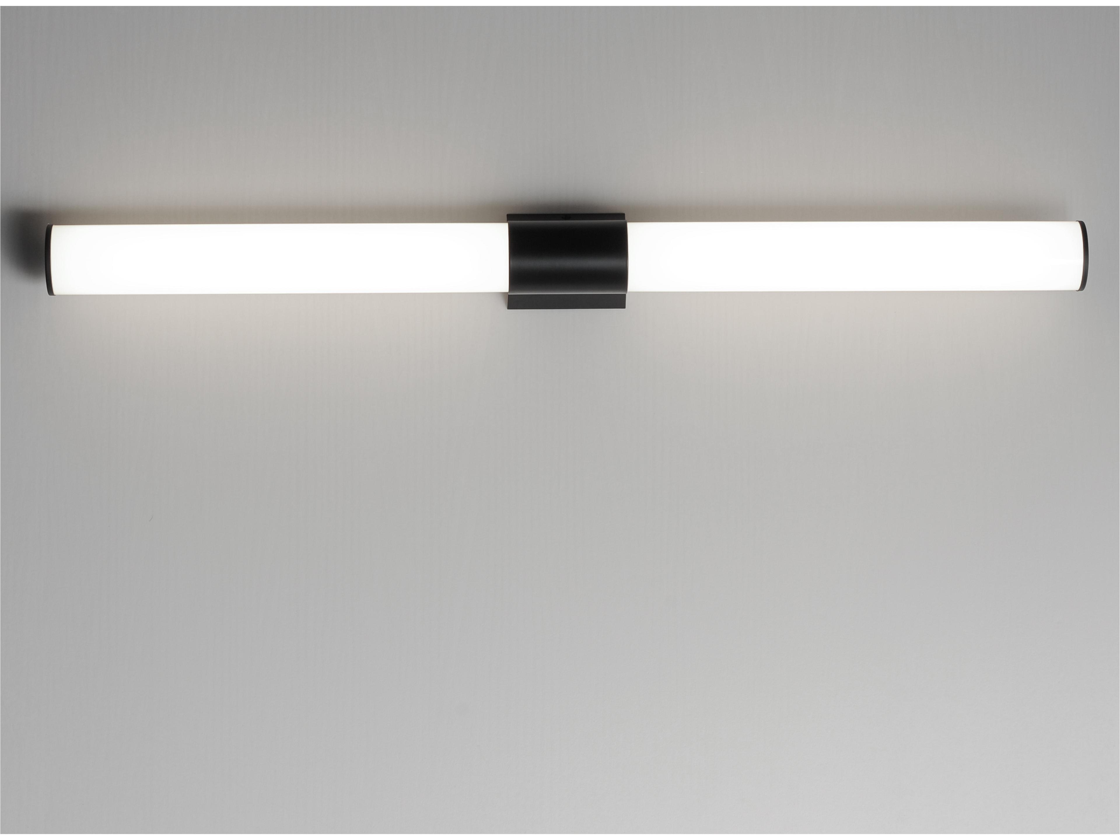 Maxim Lighting Tubo 1- Light Black Vanity