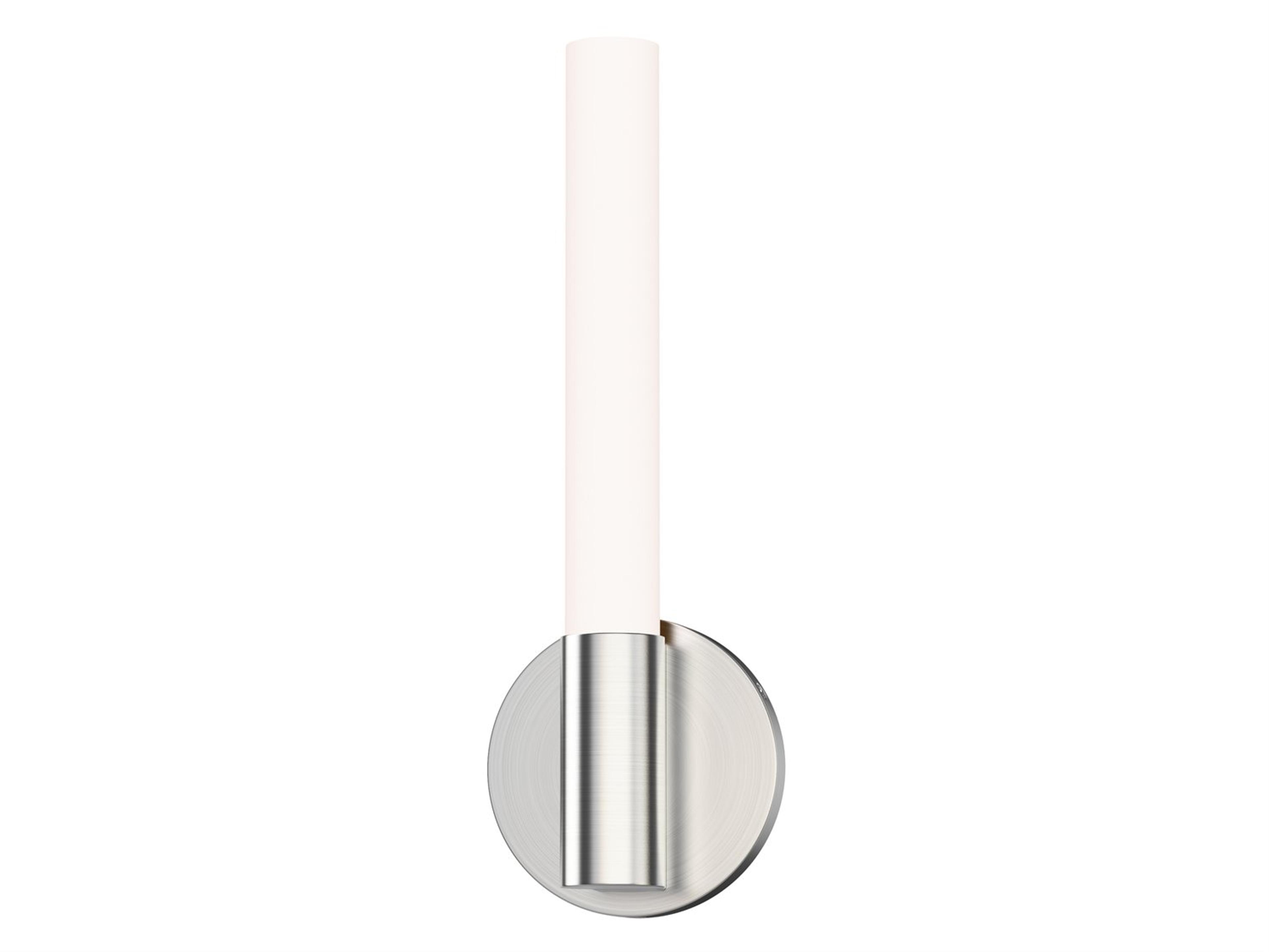 Tubi 1- Light Satin Nickel Wall Sconce