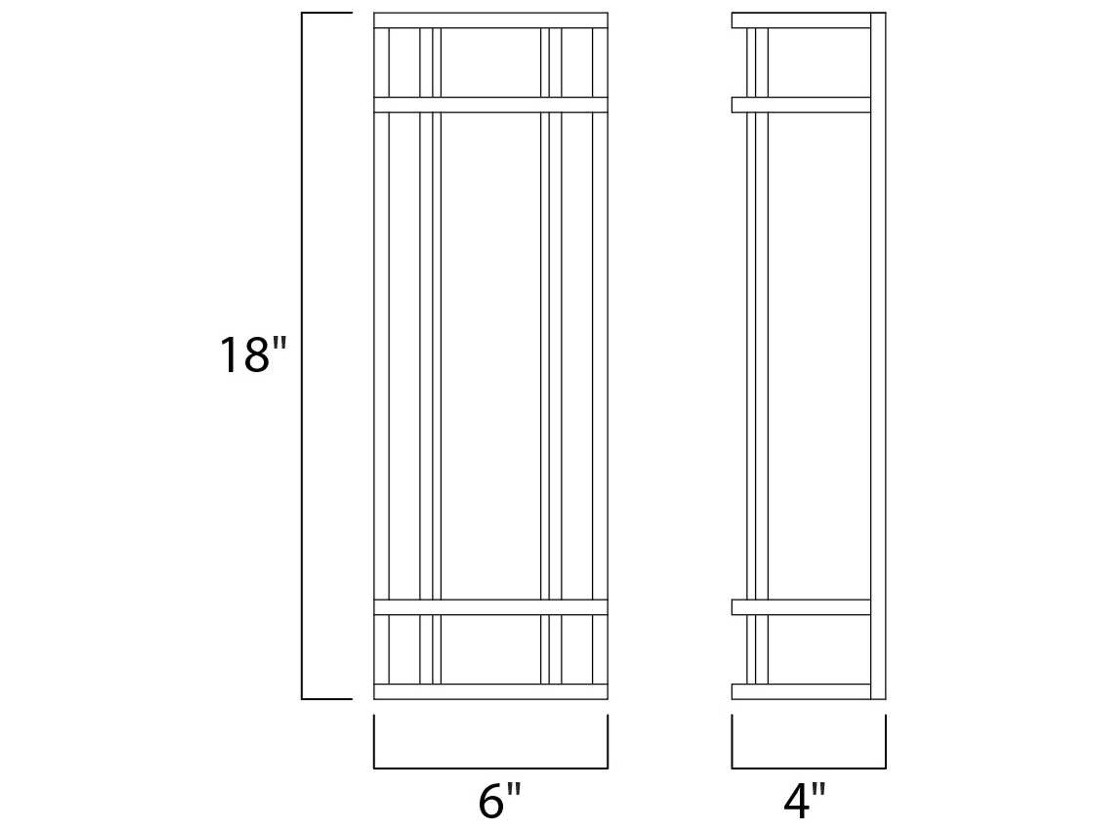 Maxim Lighting Moon Ray LED Outdoor Wall Light