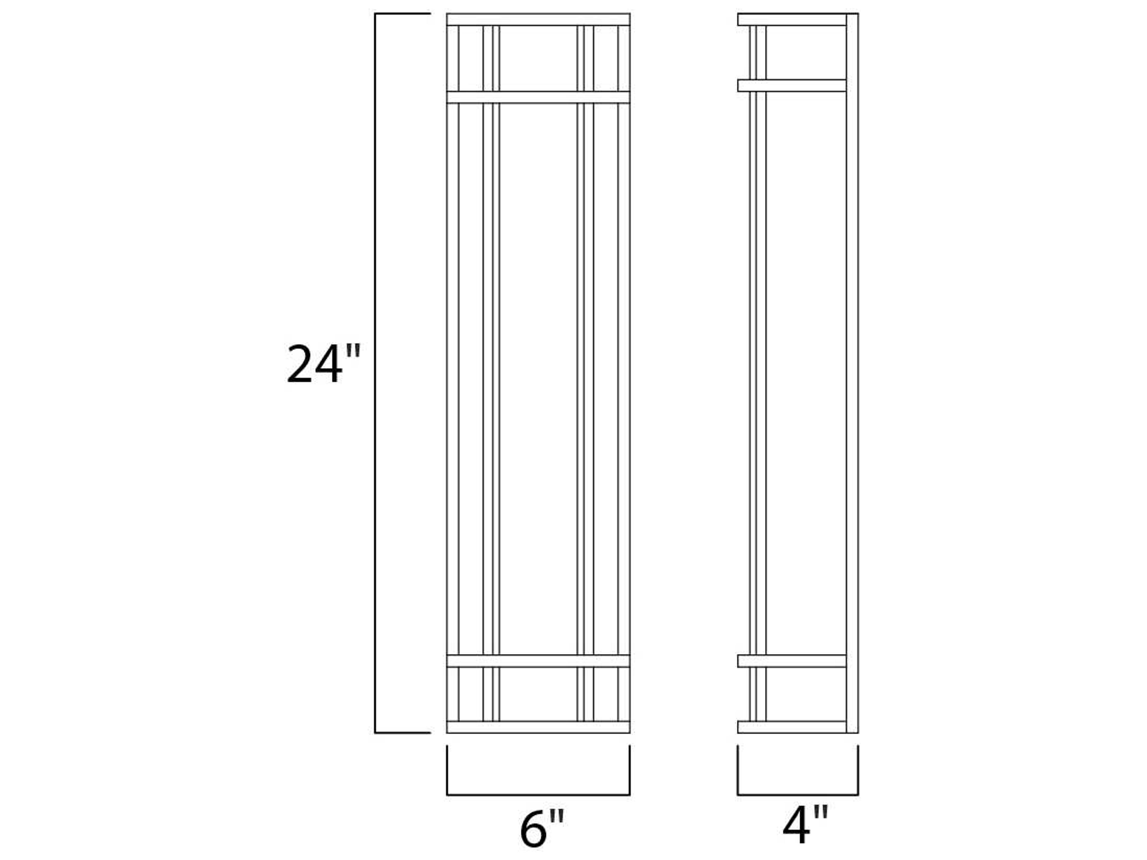 Maxim Lighting Moon Ray LED Outdoor Wall Light