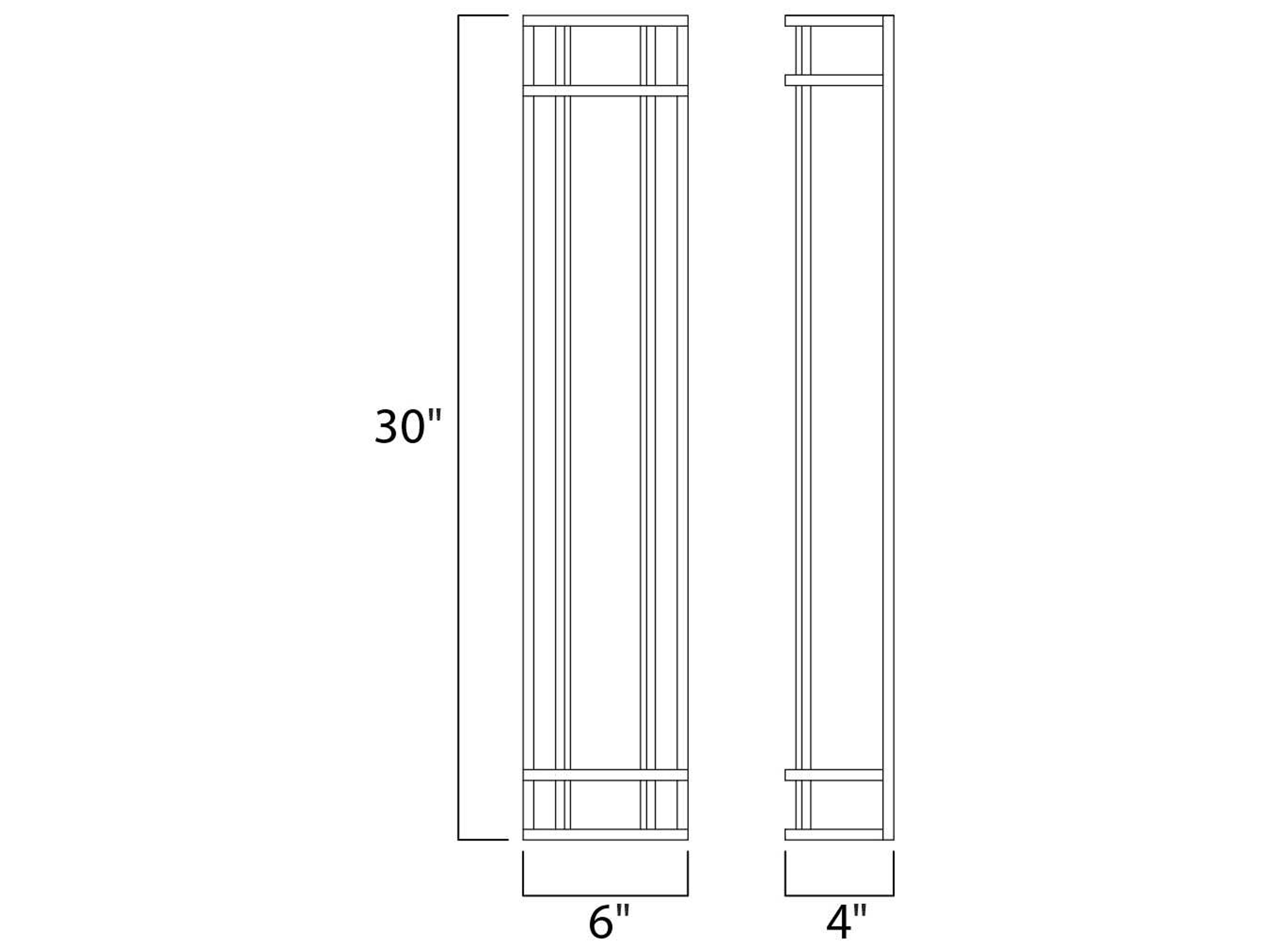 Maxim Lighting Moon Ray LED Outdoor Wall Light