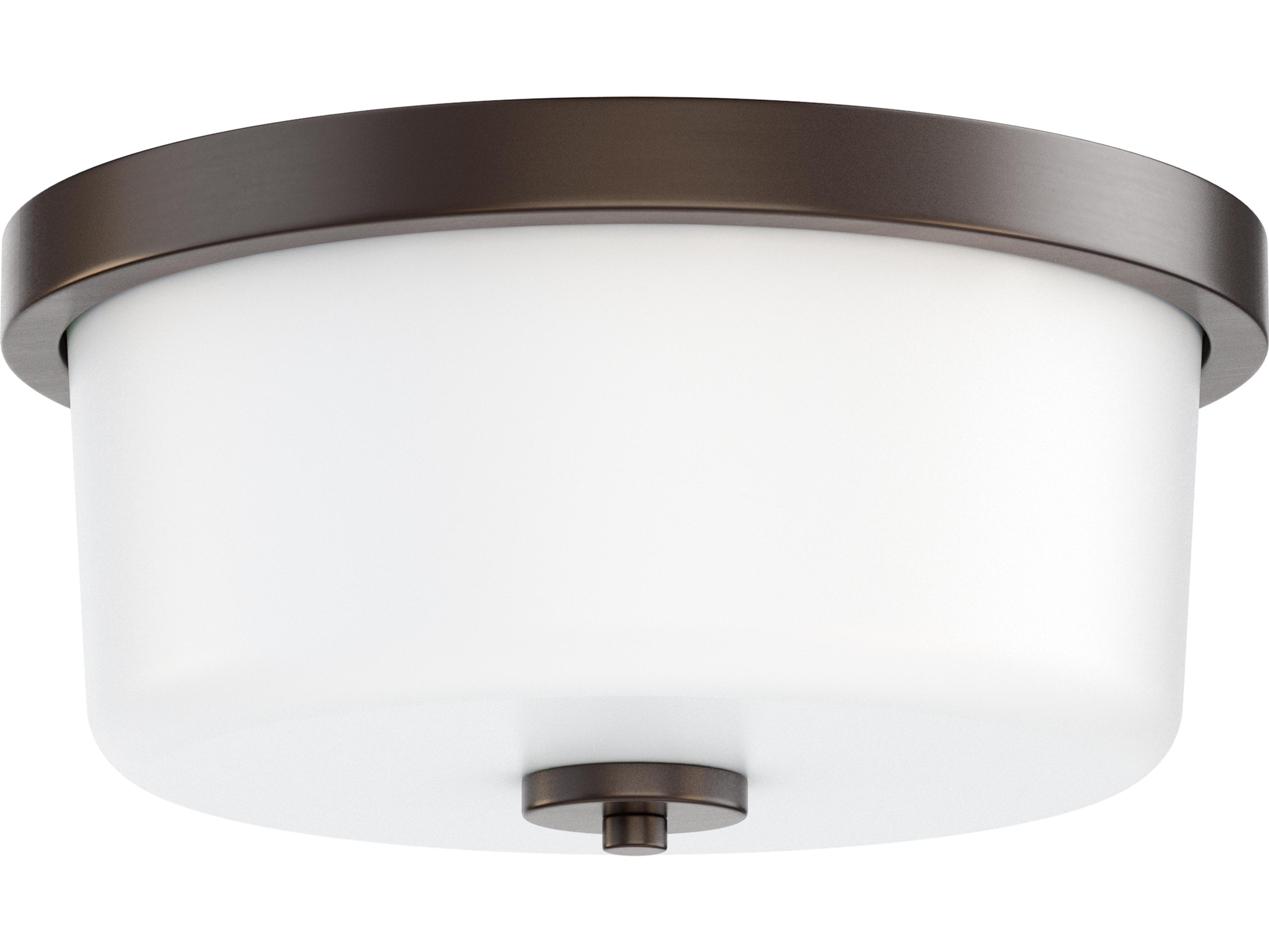 Fuller 2- Light Oil Rubbed Bronze Drum Flush Mount