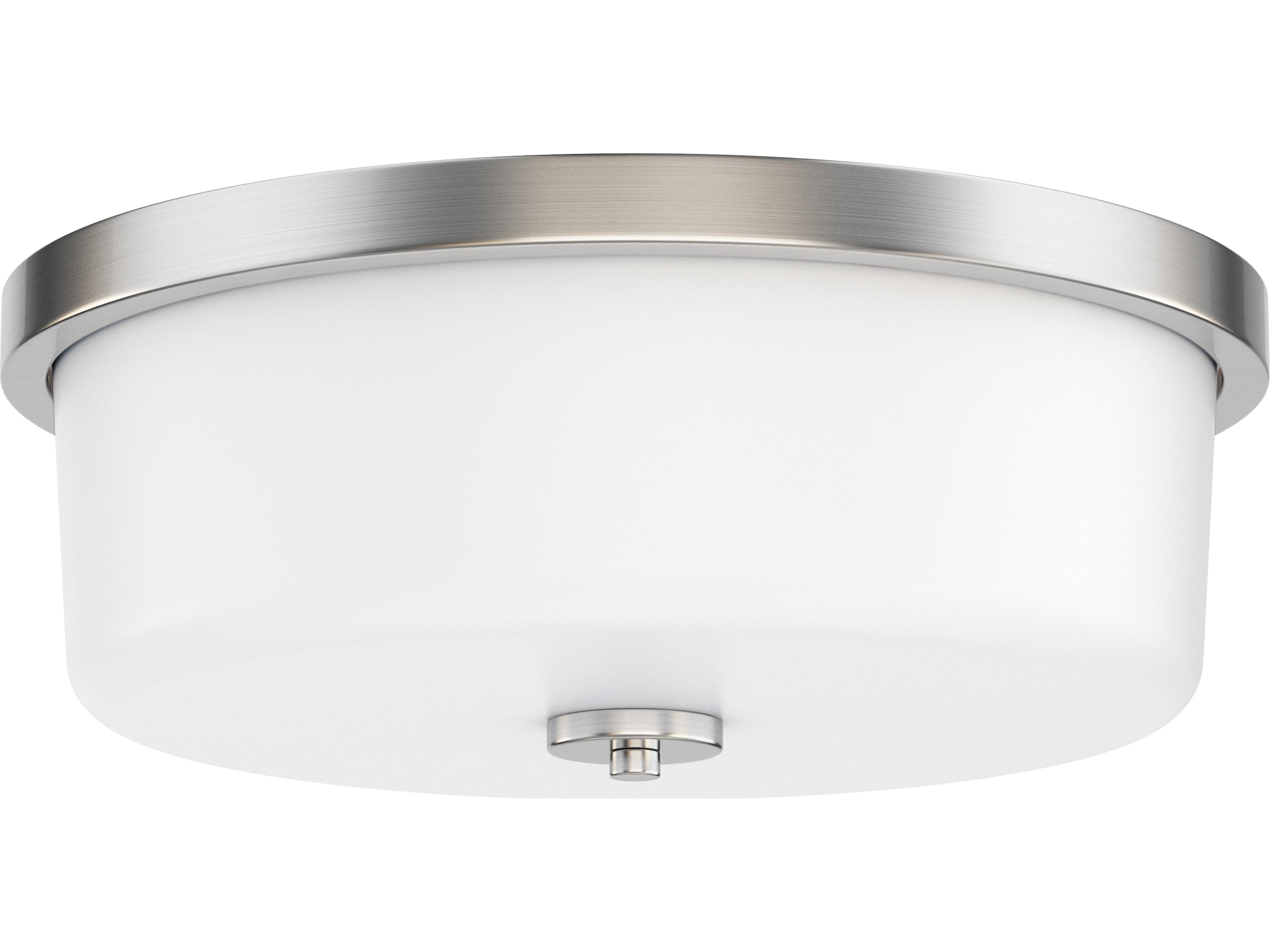 Fuller 3- Light Satin Nickel Drum Flush Mount