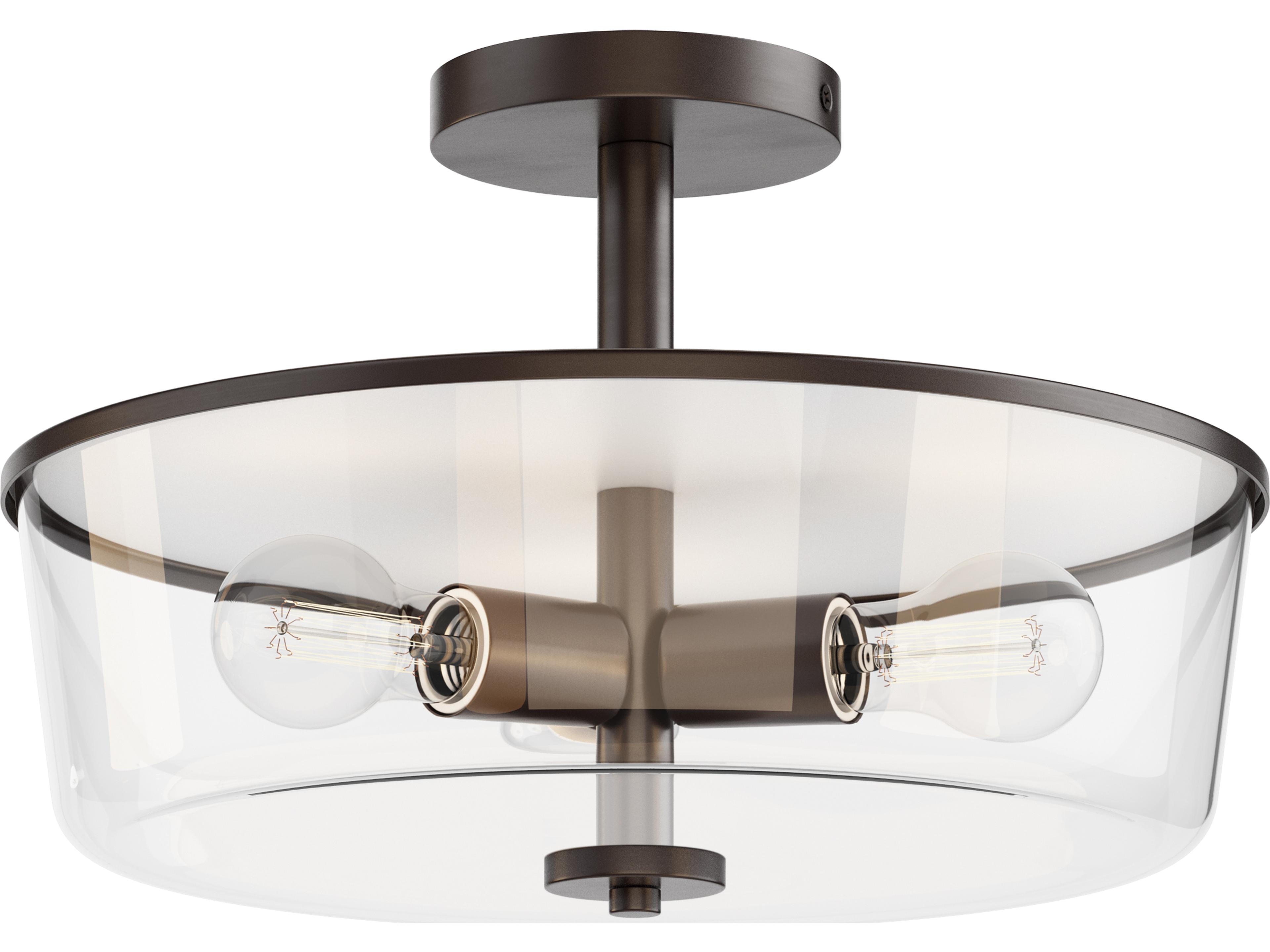 Fuller 3- Light Oil Rubbed Bronze Drum Pendant