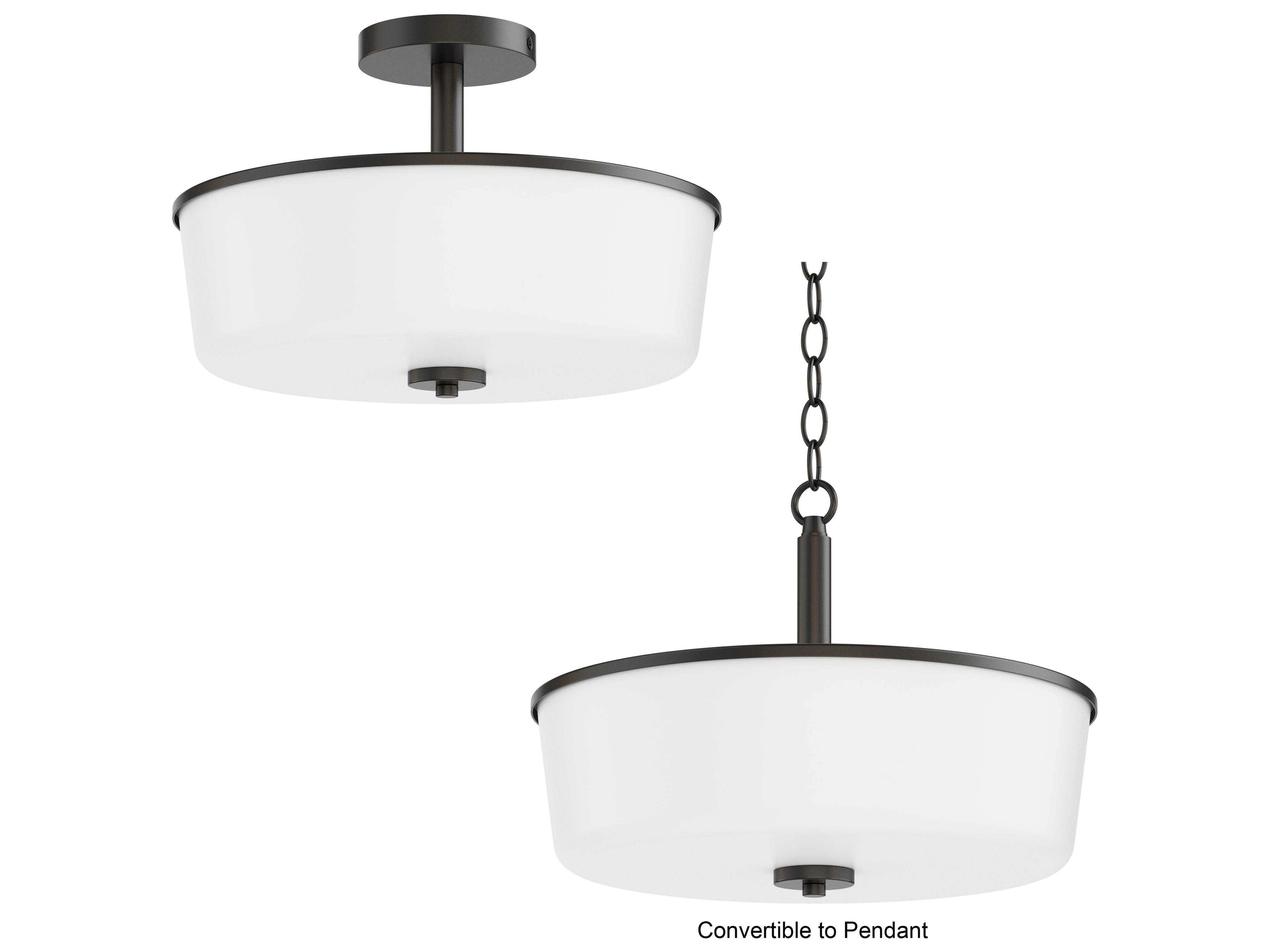 Maxim Lighting Fuller 3- Light Black Drum Pendant