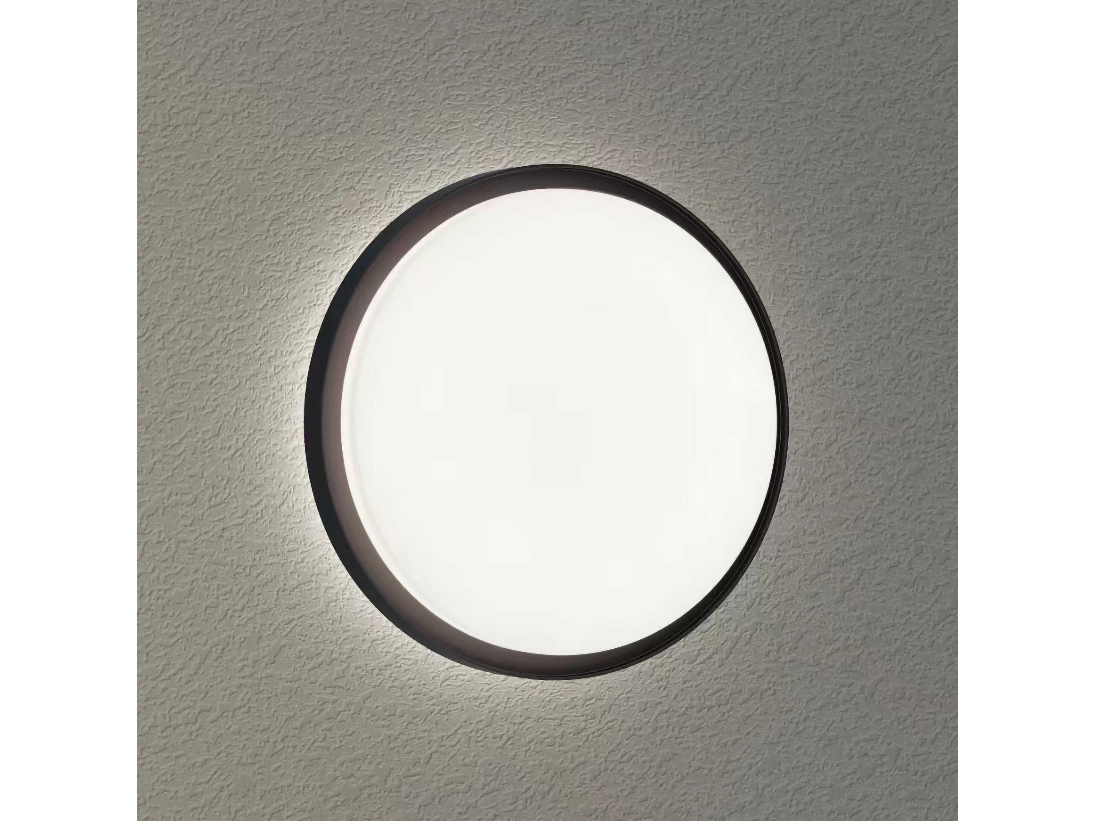 Maxim Lighting Float 1-Light Black Round Flush Mount