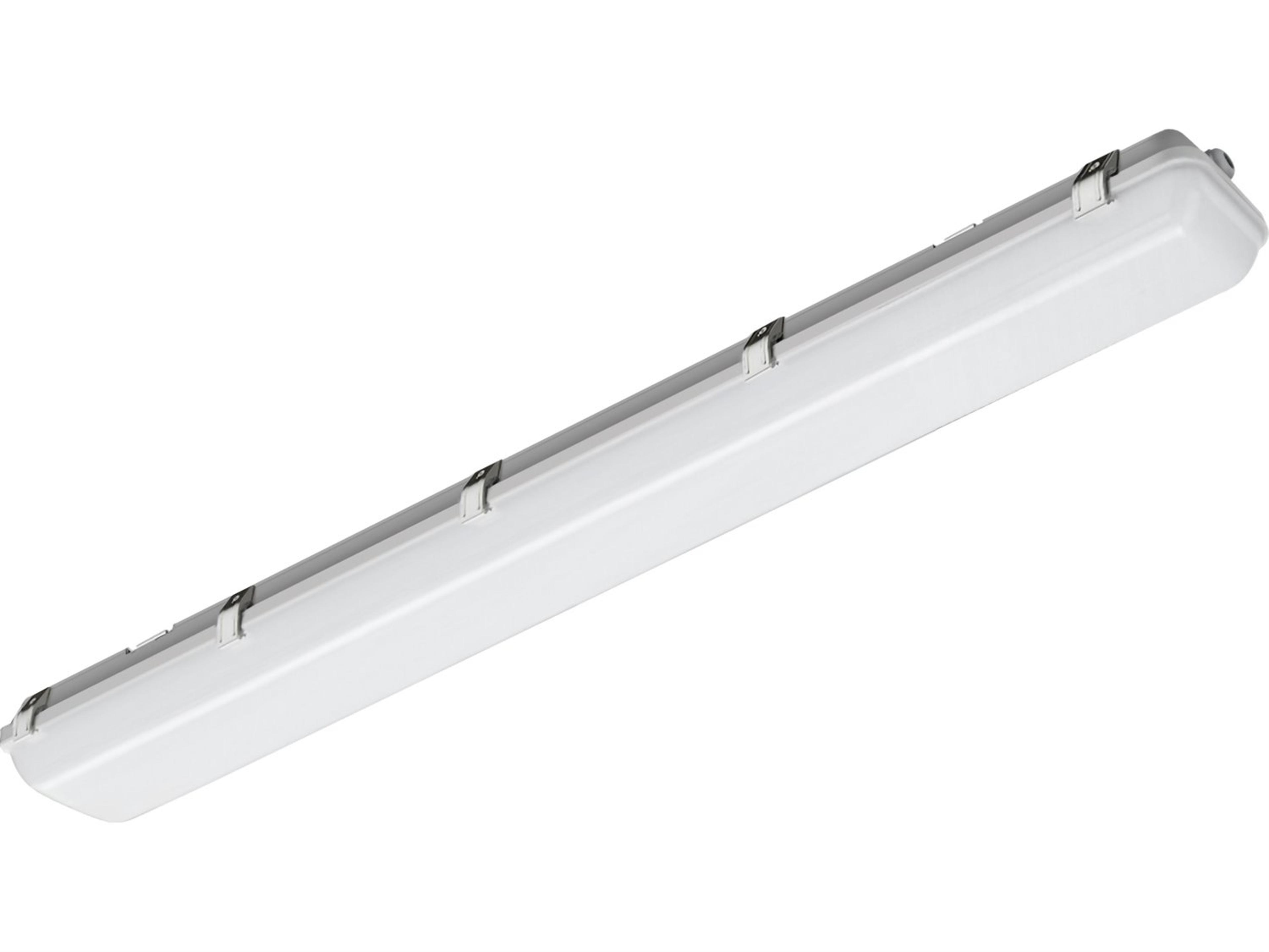 Vaportight 1- Light White Linear Flush Mount