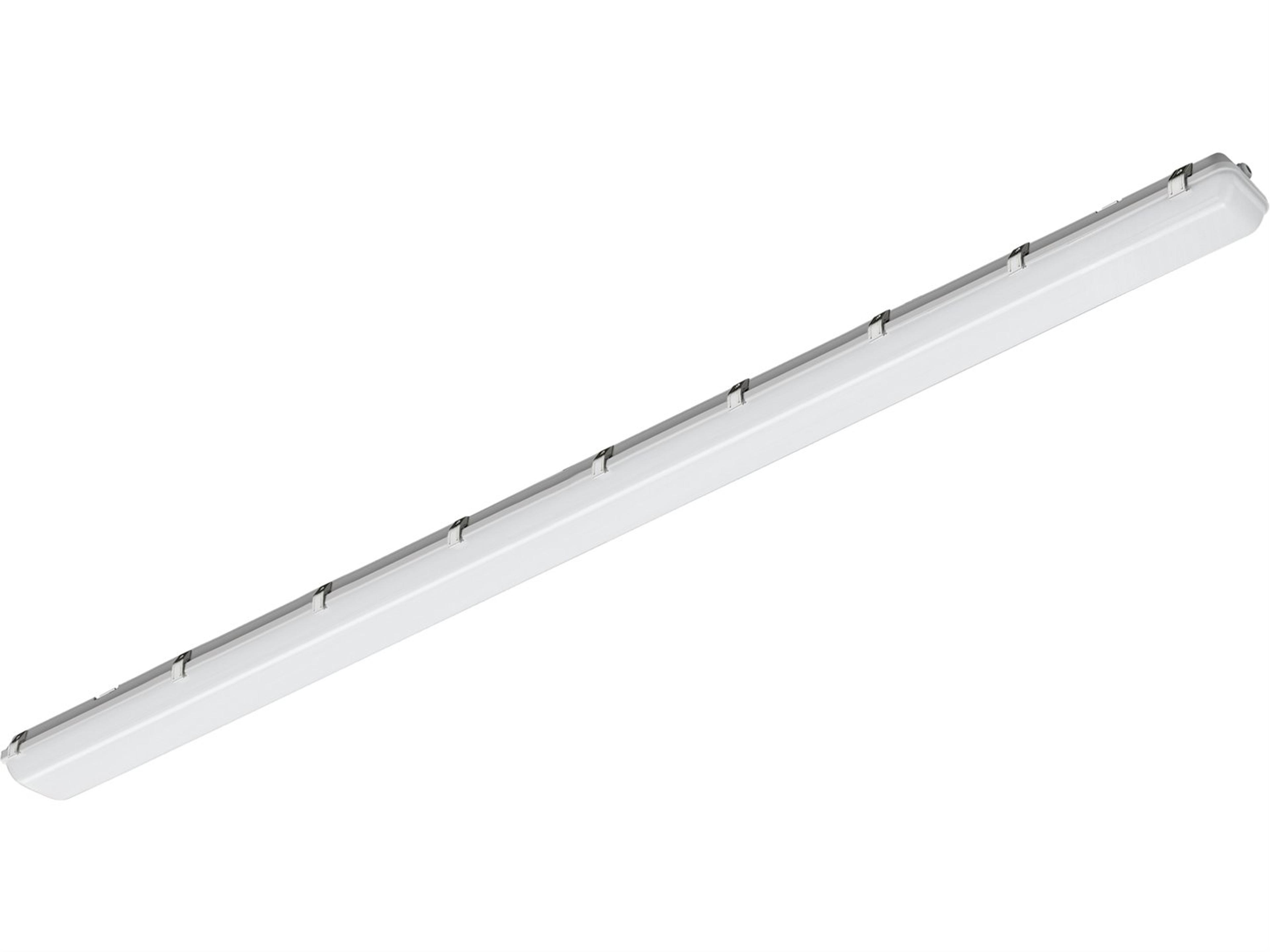 Vaportight 1- Light White Linear Flush Mount