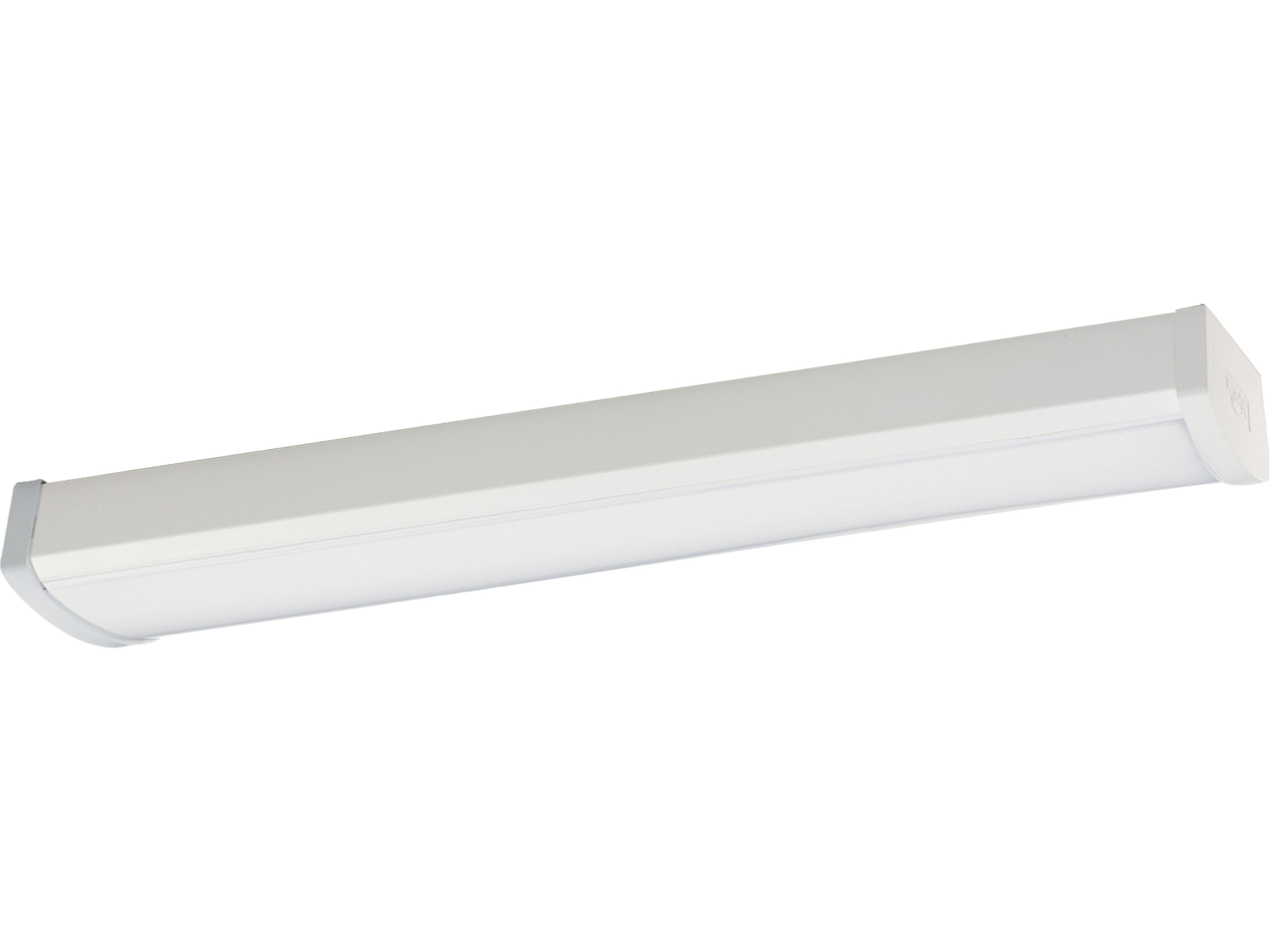 Led Wrap 1- Light White LED Linear Flush Mount
