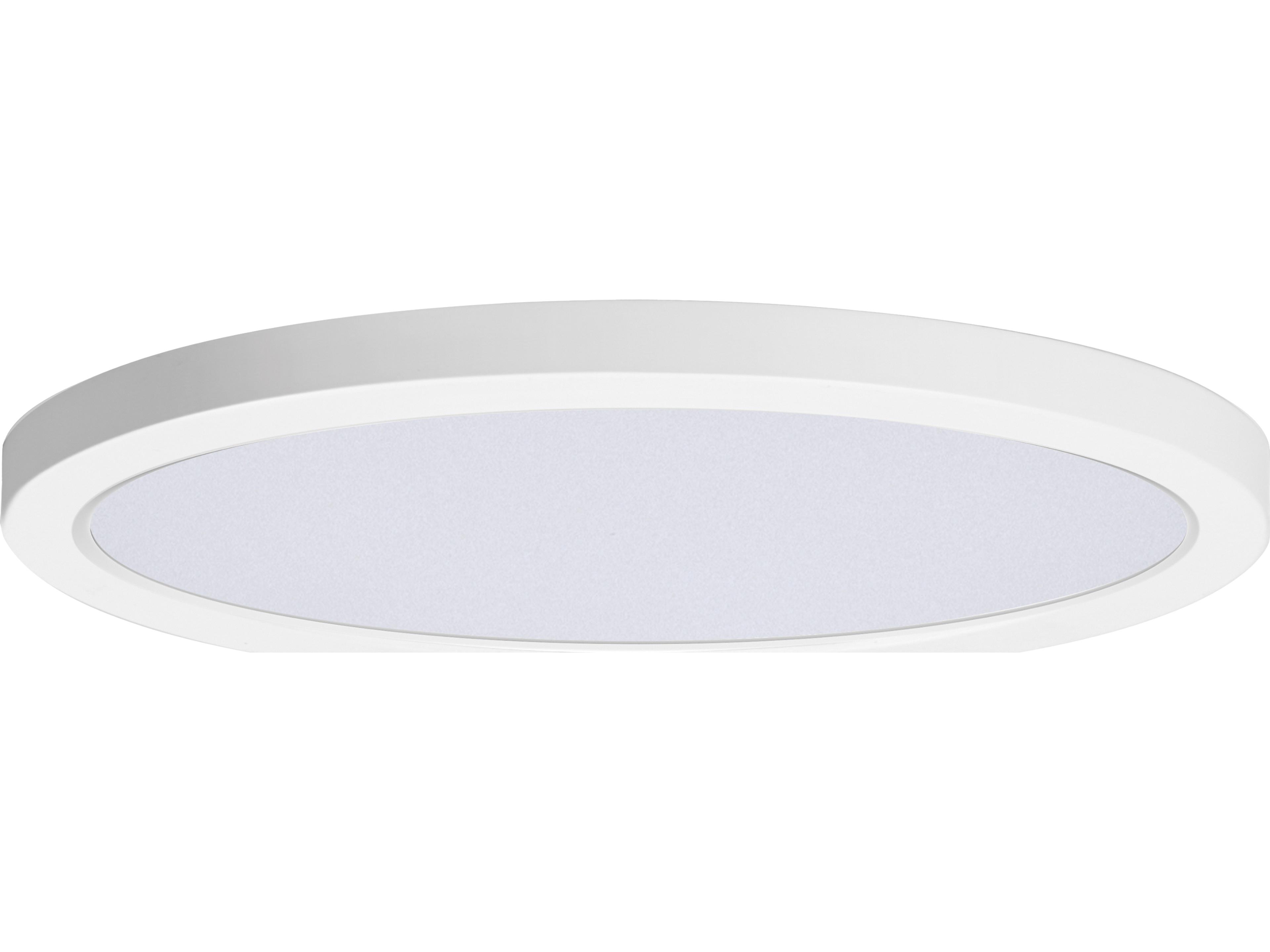 Chip 1- Light White LED Round Flush Mount