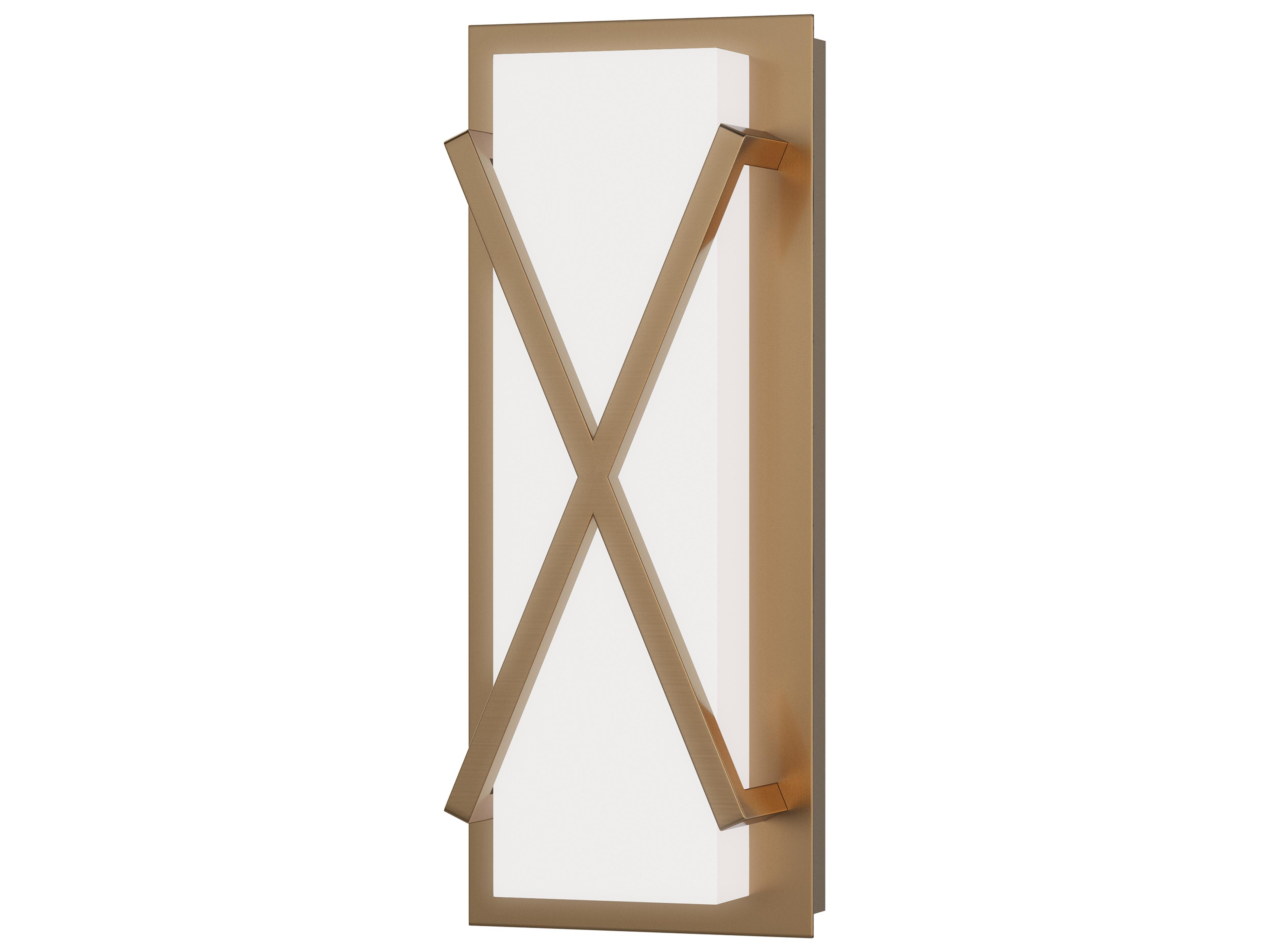 Dexter 1- Light Natural Aged Brass Wall Sconce