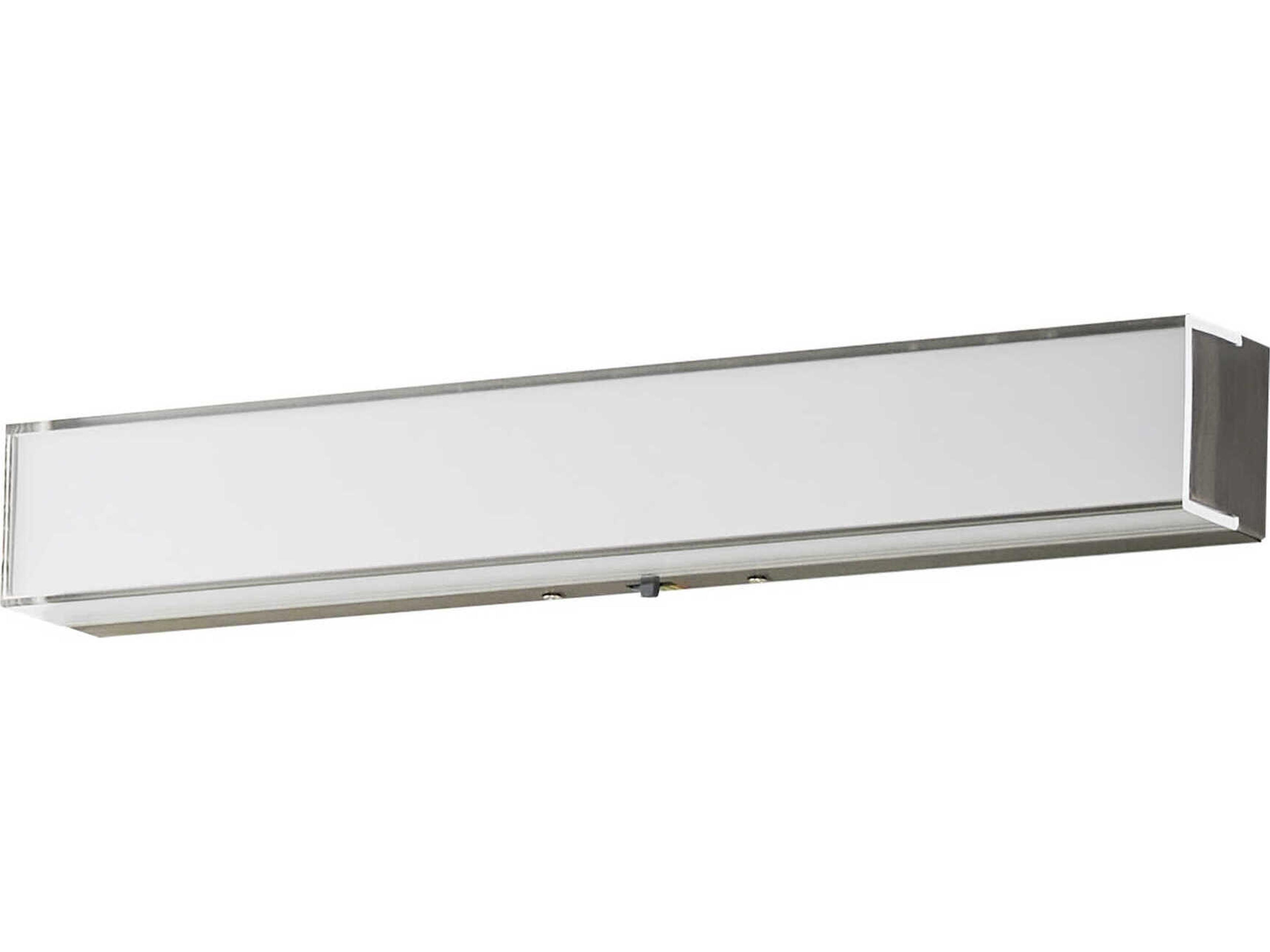 Edge 1-Light Satin Nickel Vanity Light