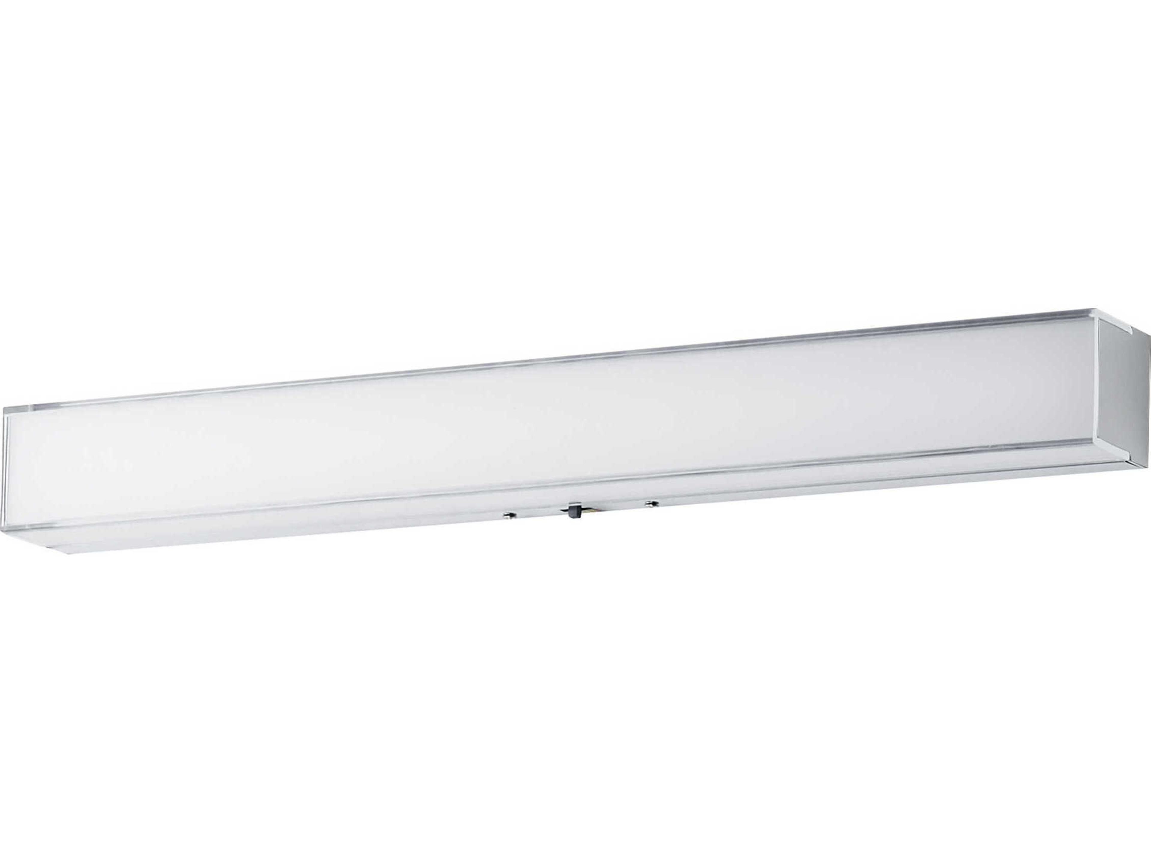 Edge 1-Light Polished Chrome Vanity Light