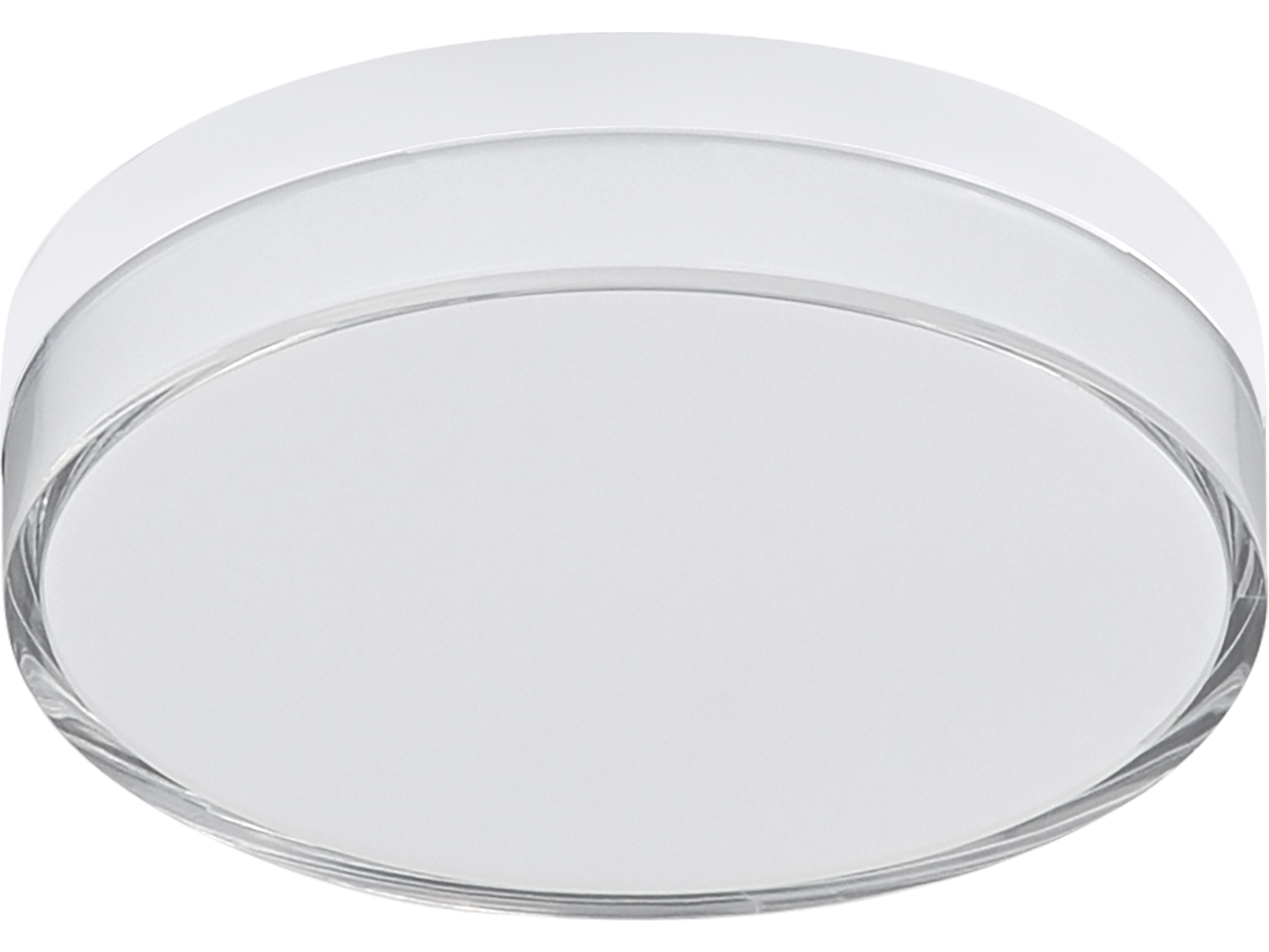 Edge 1- Light White LED Round Flush Mount