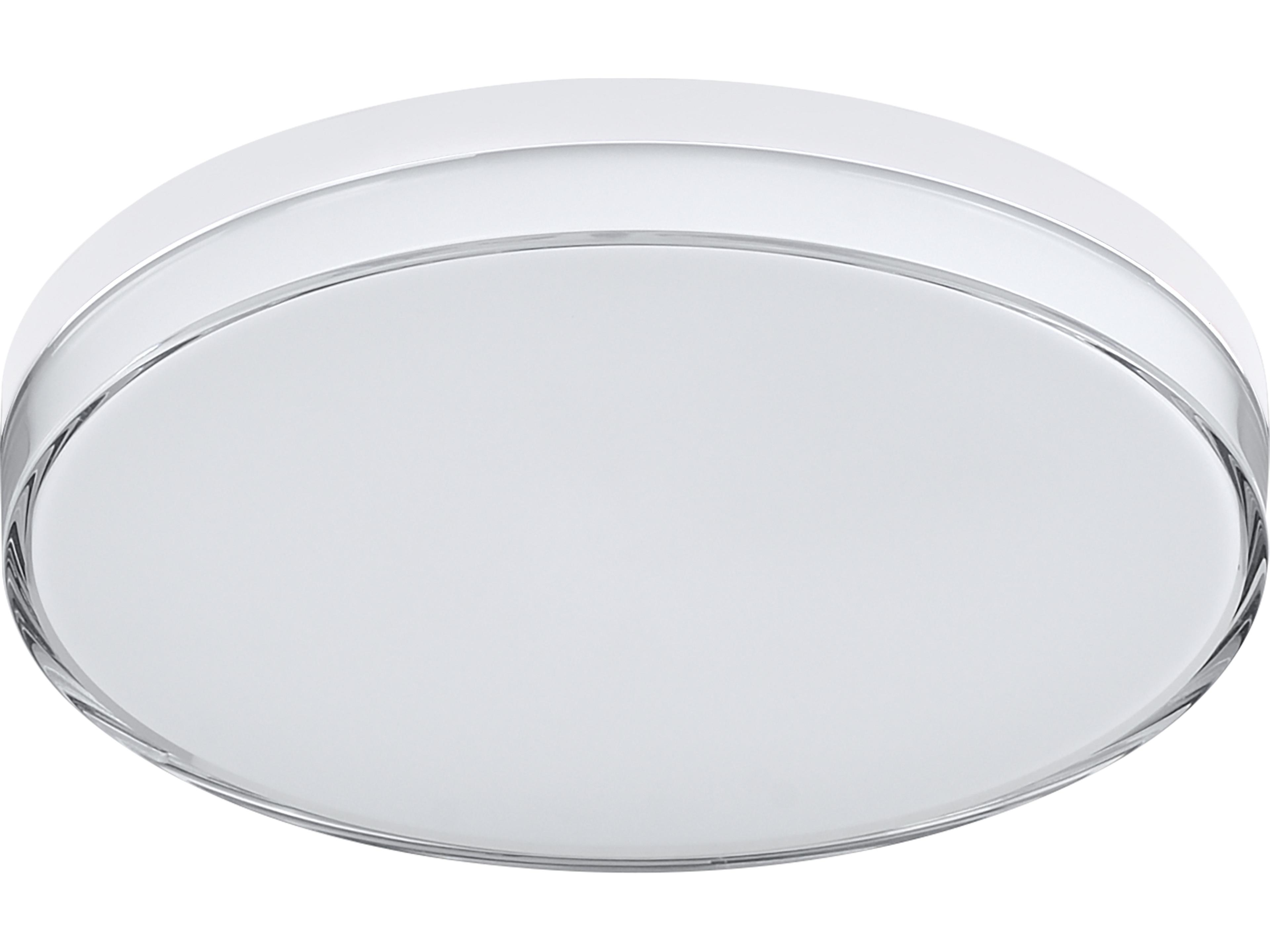Edge 1- Light White LED Round Flush Mount