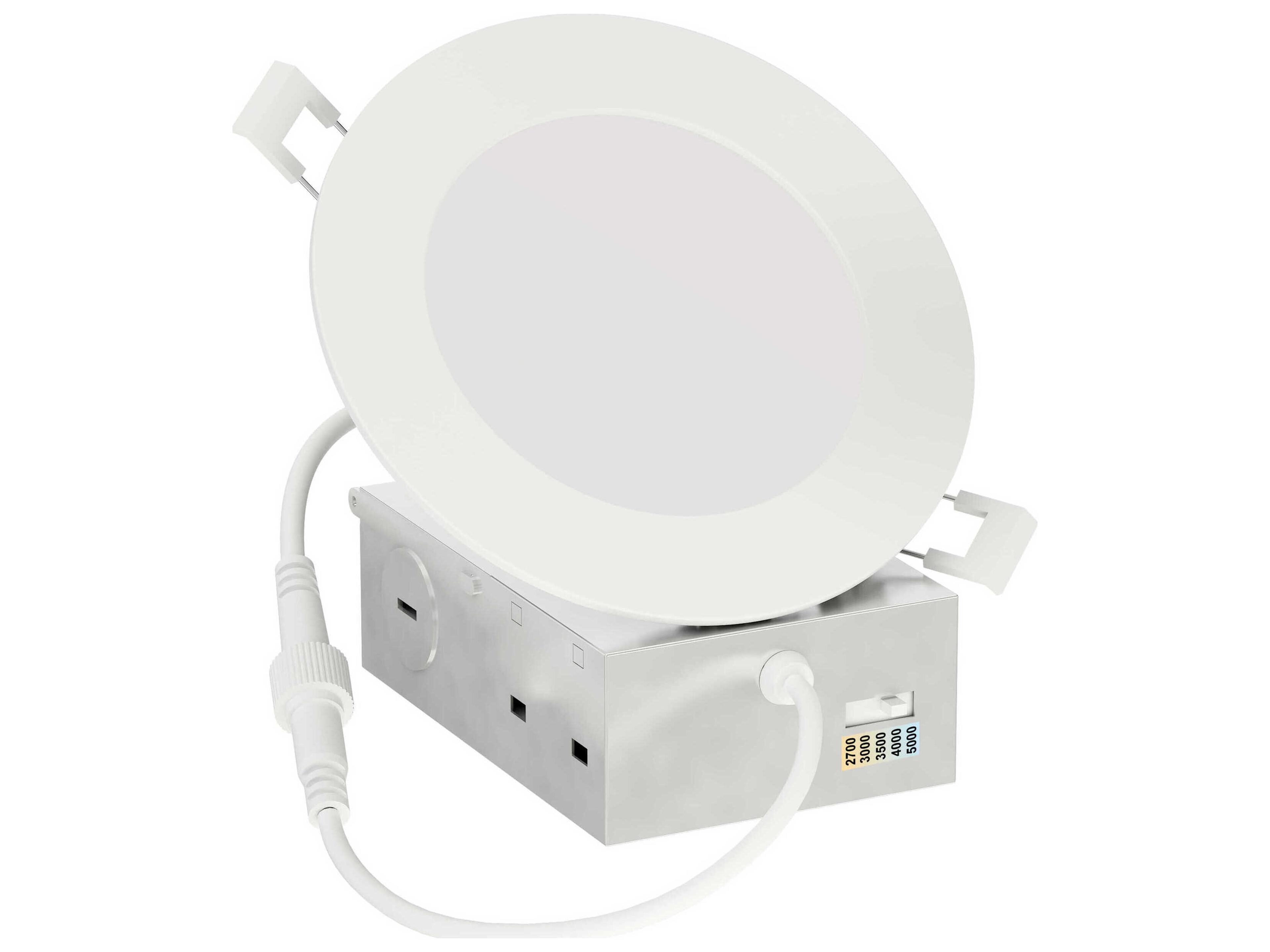 Maxim Lighting Slim 1-Light White Round Recessed Light