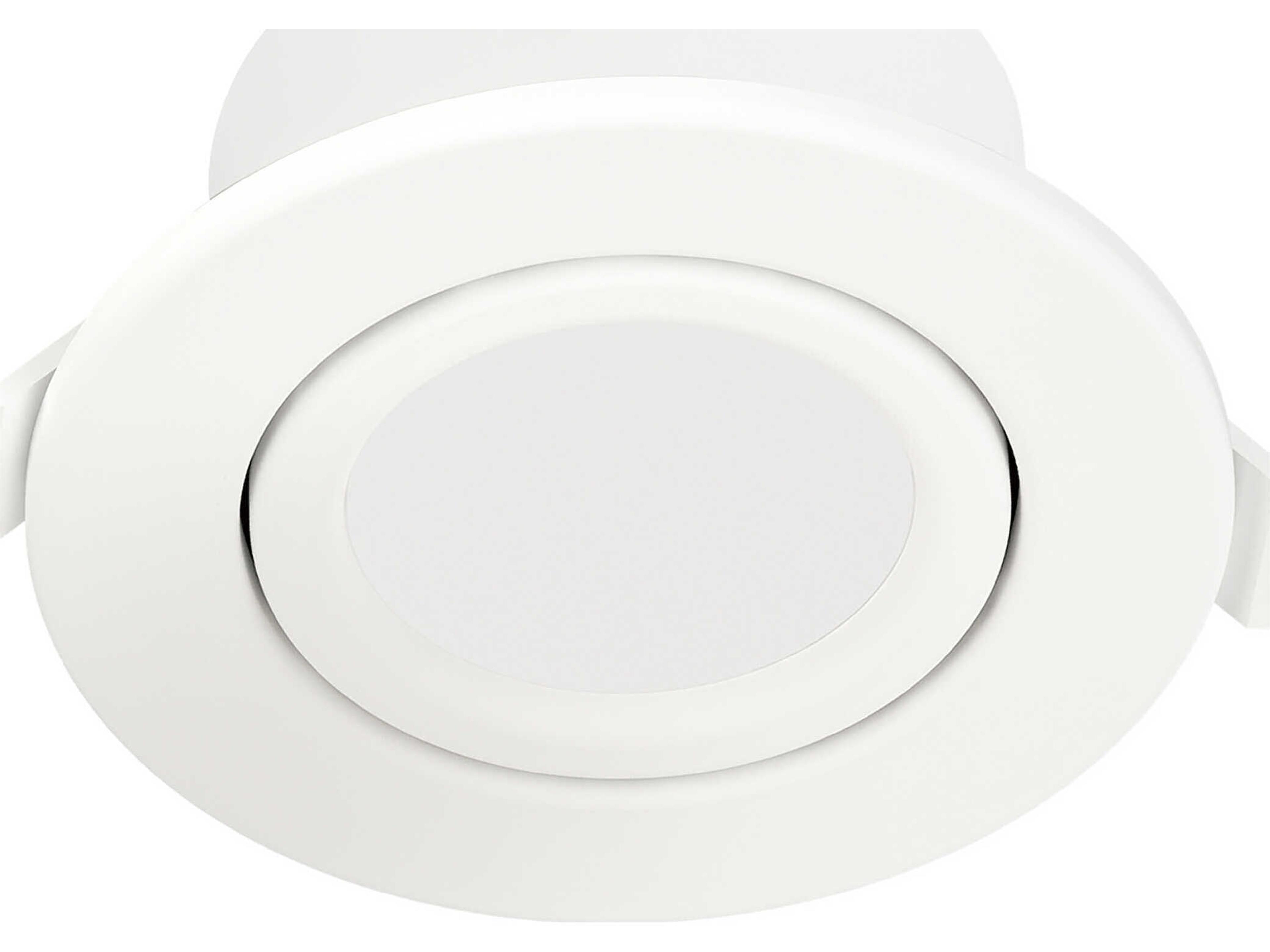 Maxim Lighting Slim Gimbal 1-Light White Round Recessed Light