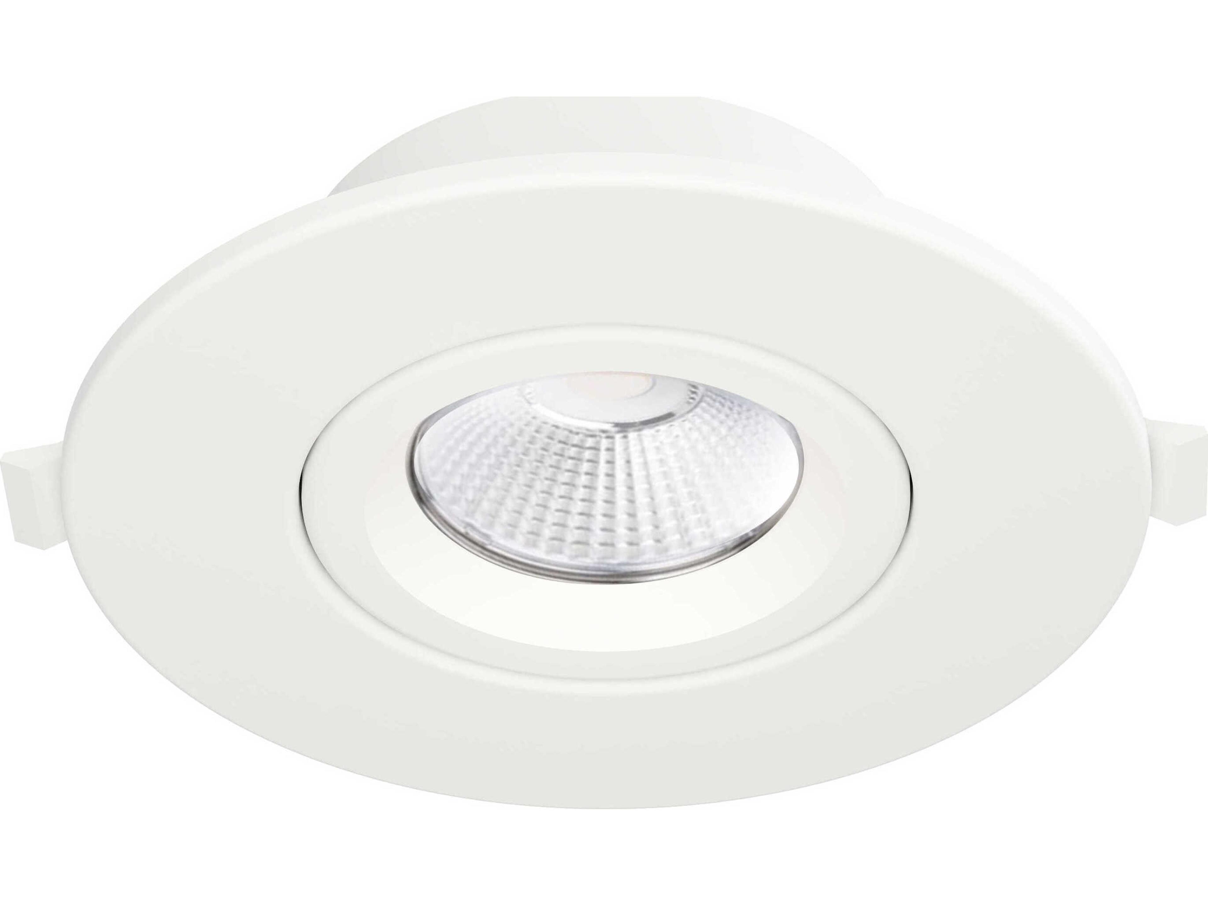 Maxim Lighting Slim Gimbal 1-Light White Round Recessed Light