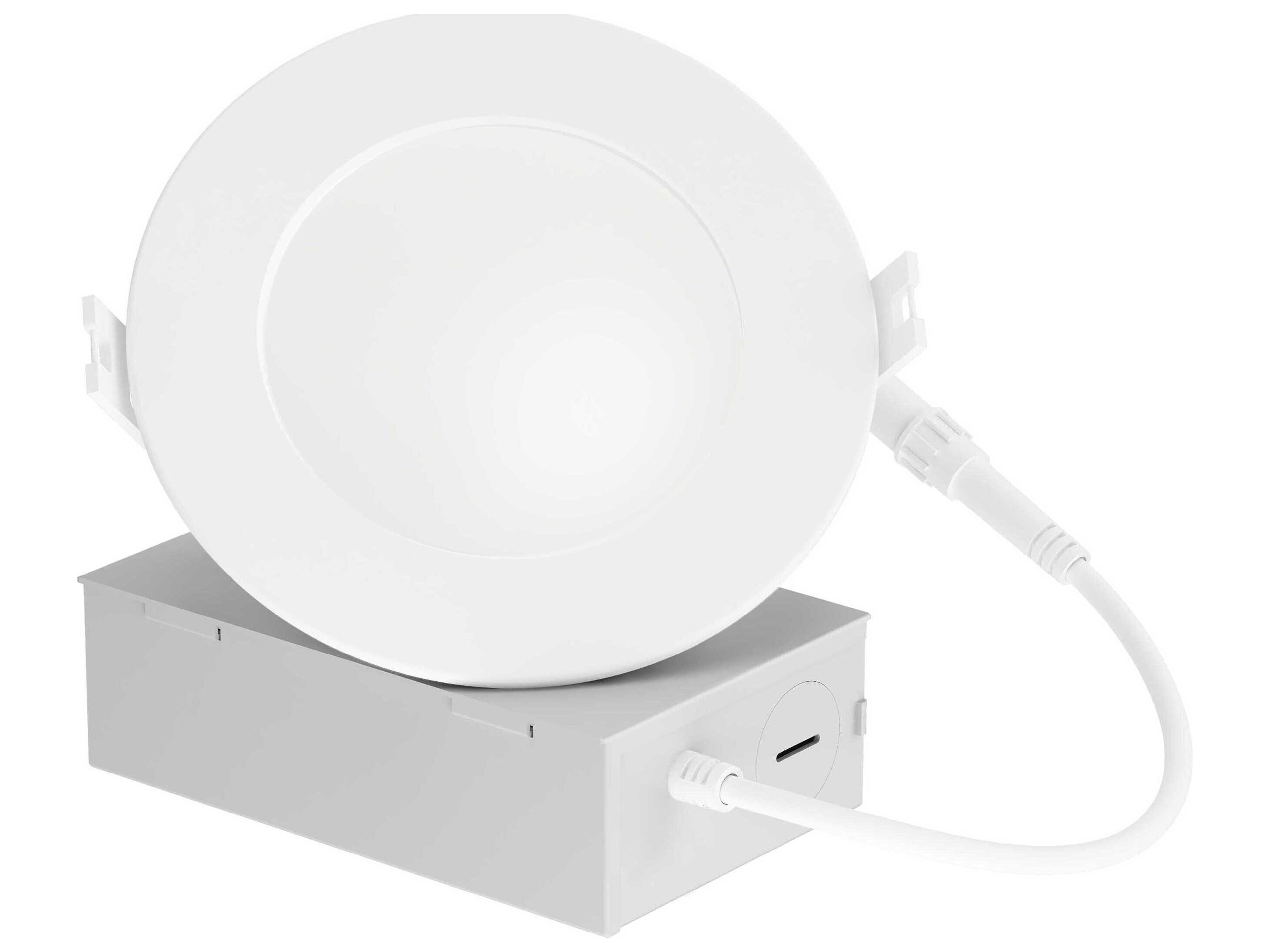 Maxim Lighting Cove 1-Light White Round Recessed Light