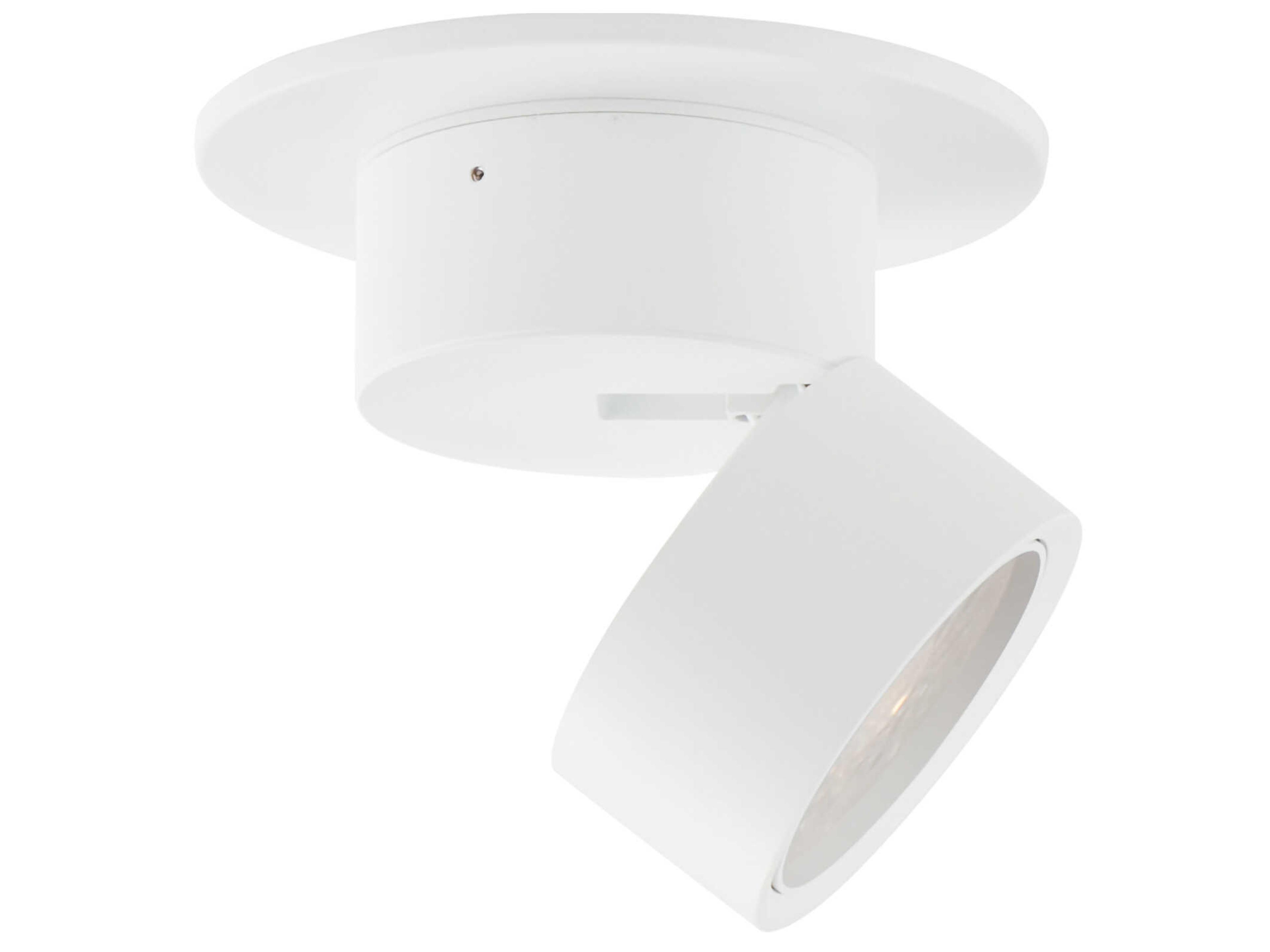 Swinger 1-Light White Flush Mount