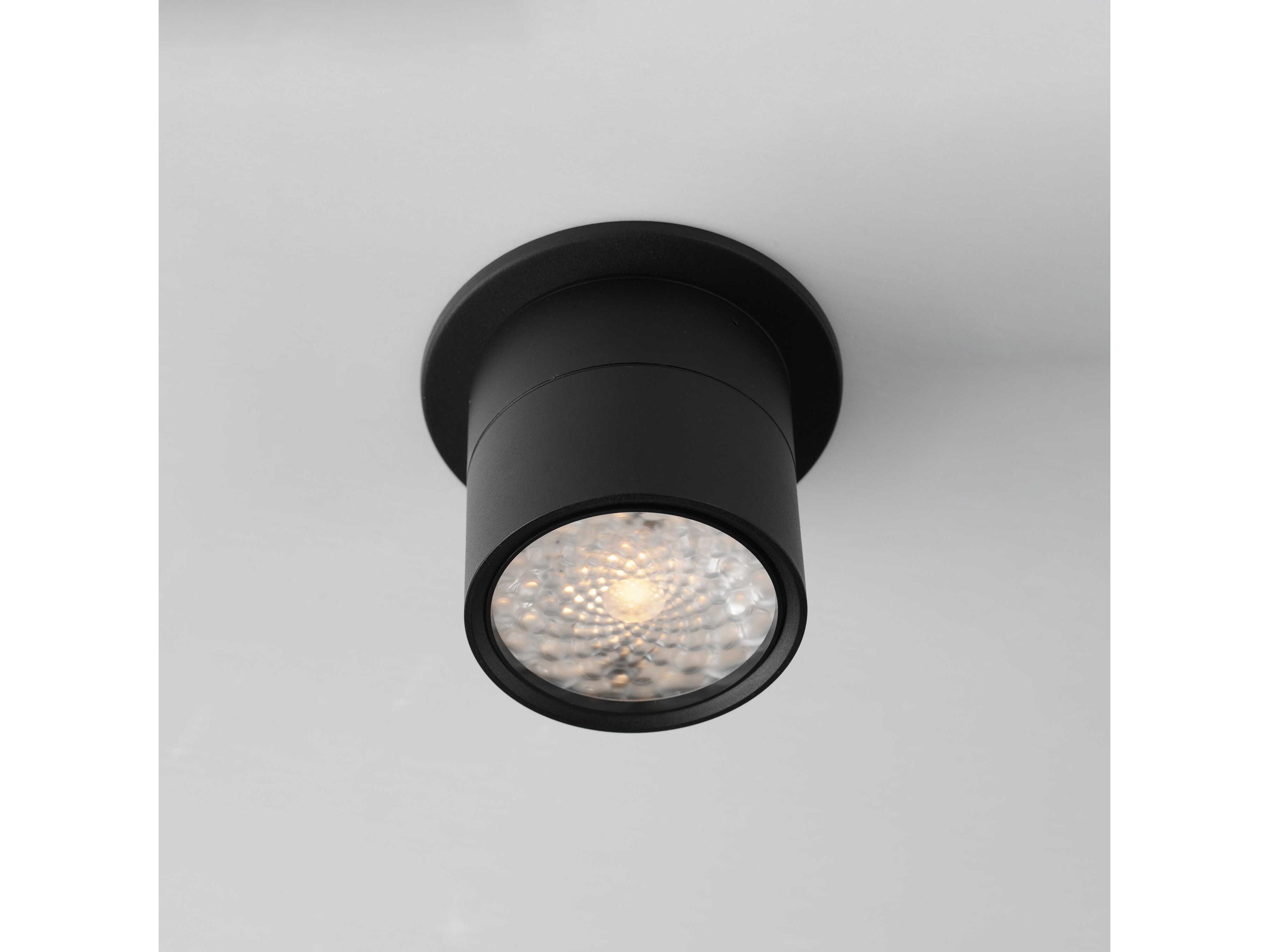Maxim Lighting Swinger 1-Light Black Flush Mount