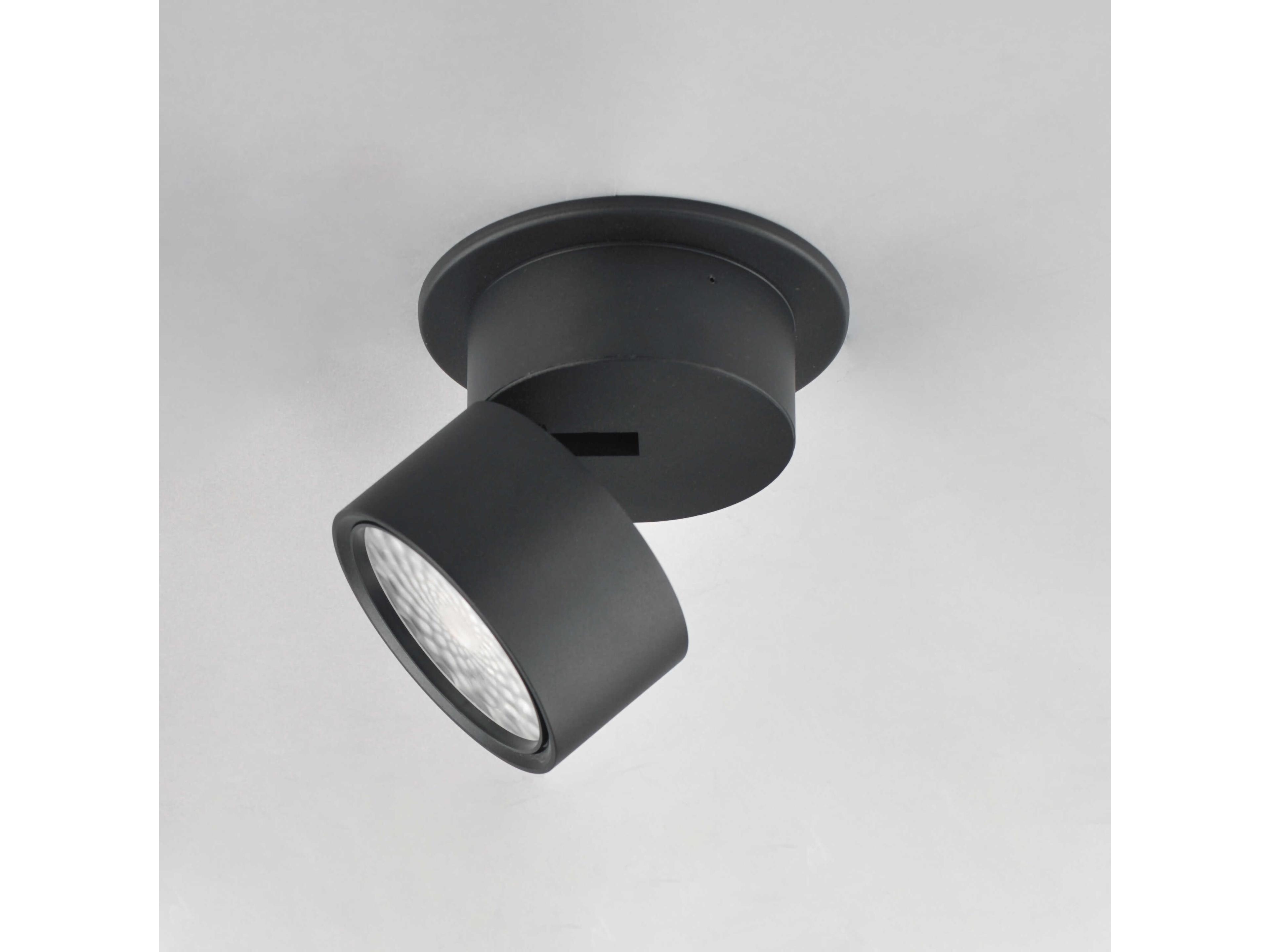 Maxim Lighting Swinger 1-Light Black Flush Mount