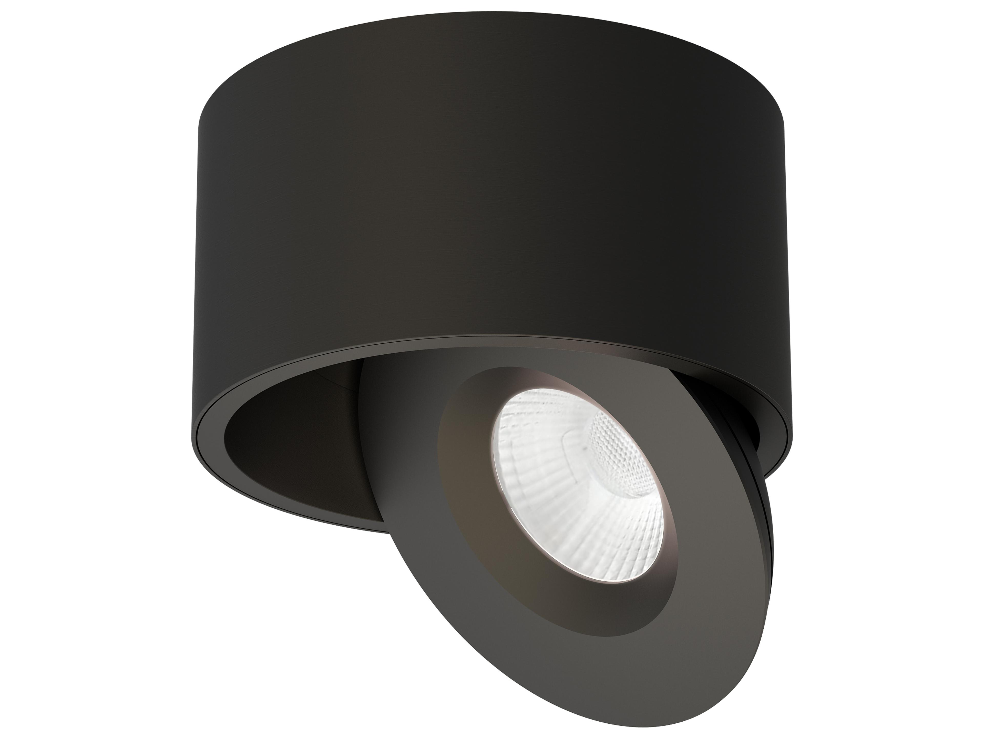 Maxim Lighting Fulcrum 1- Light Black Cylinder Flush Mount