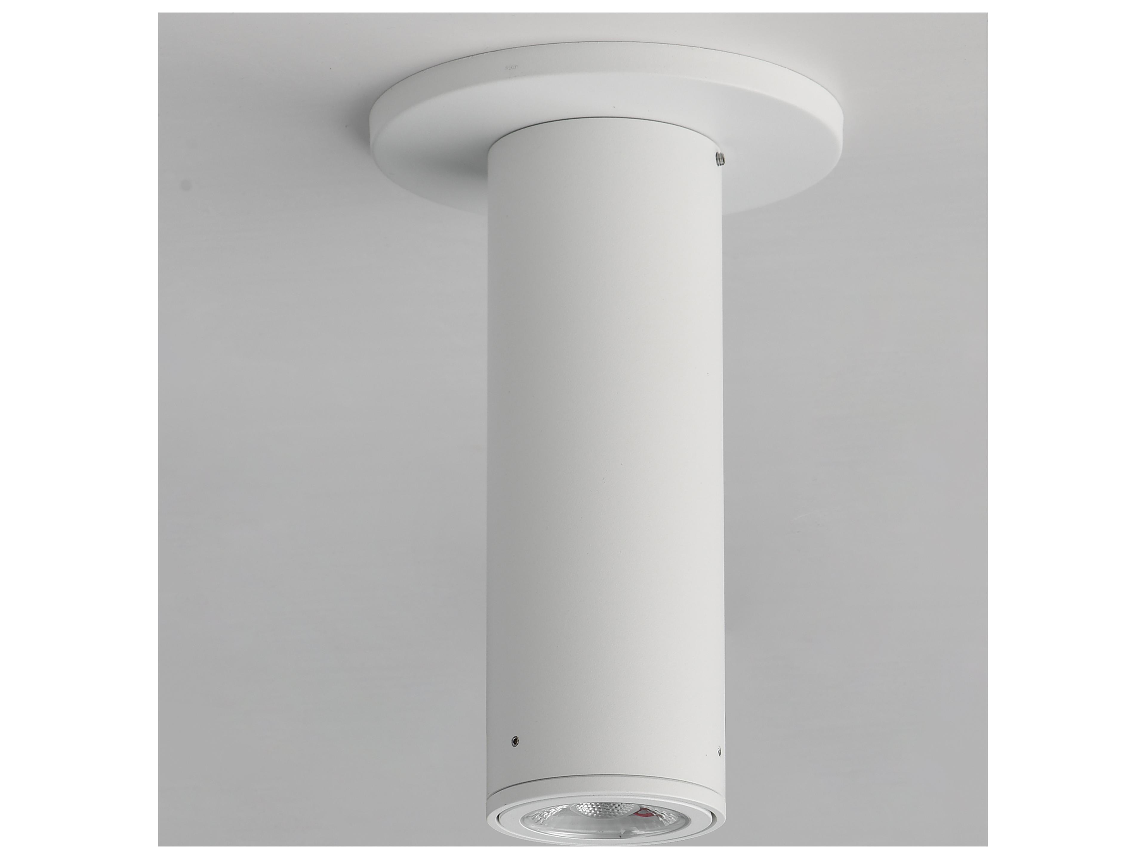 Maxim Lighting Fulcrum 1- Light White Cylinder Flush Mount