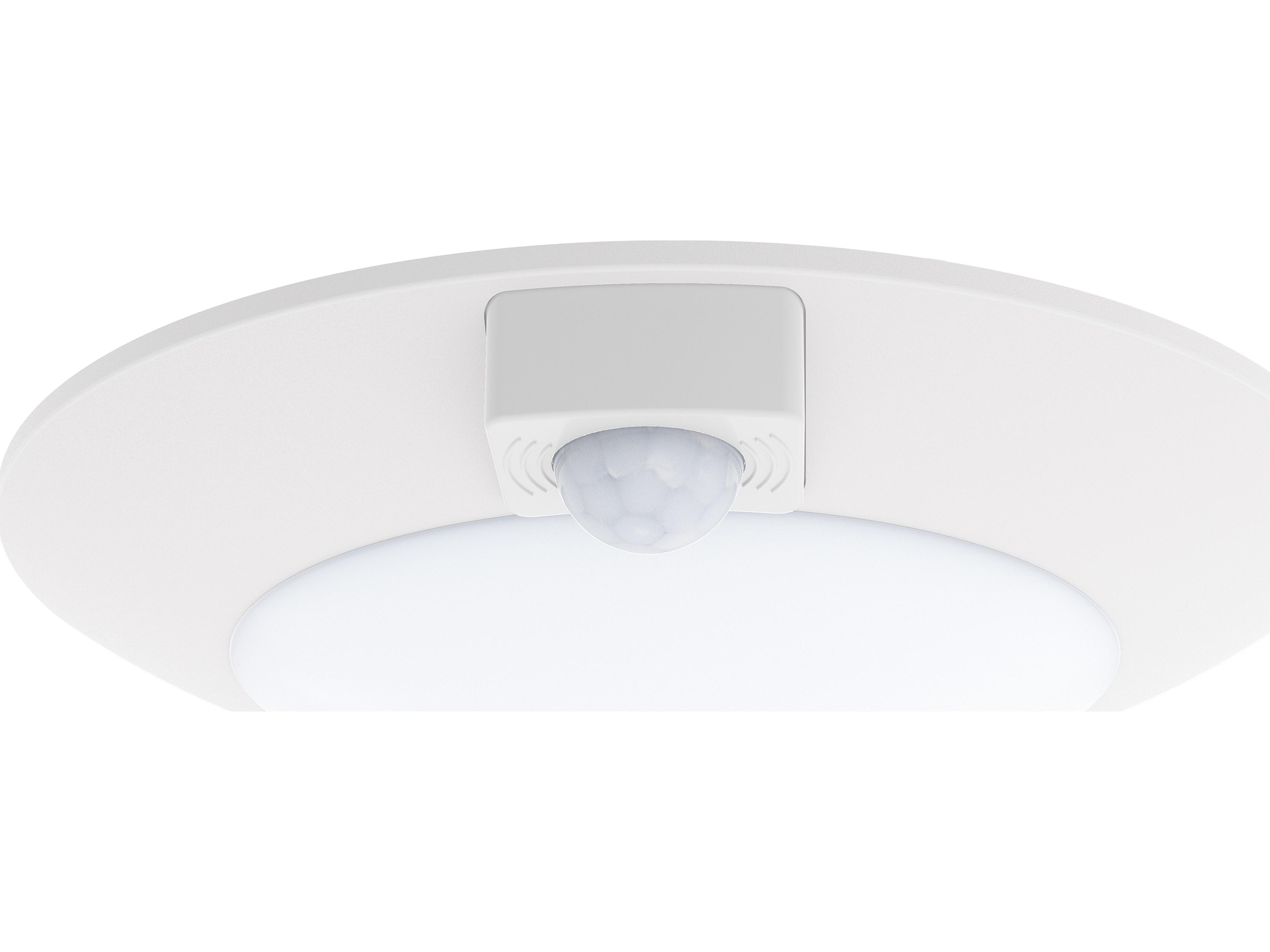 Diverse 1- Light White LED Round Flush Mount
