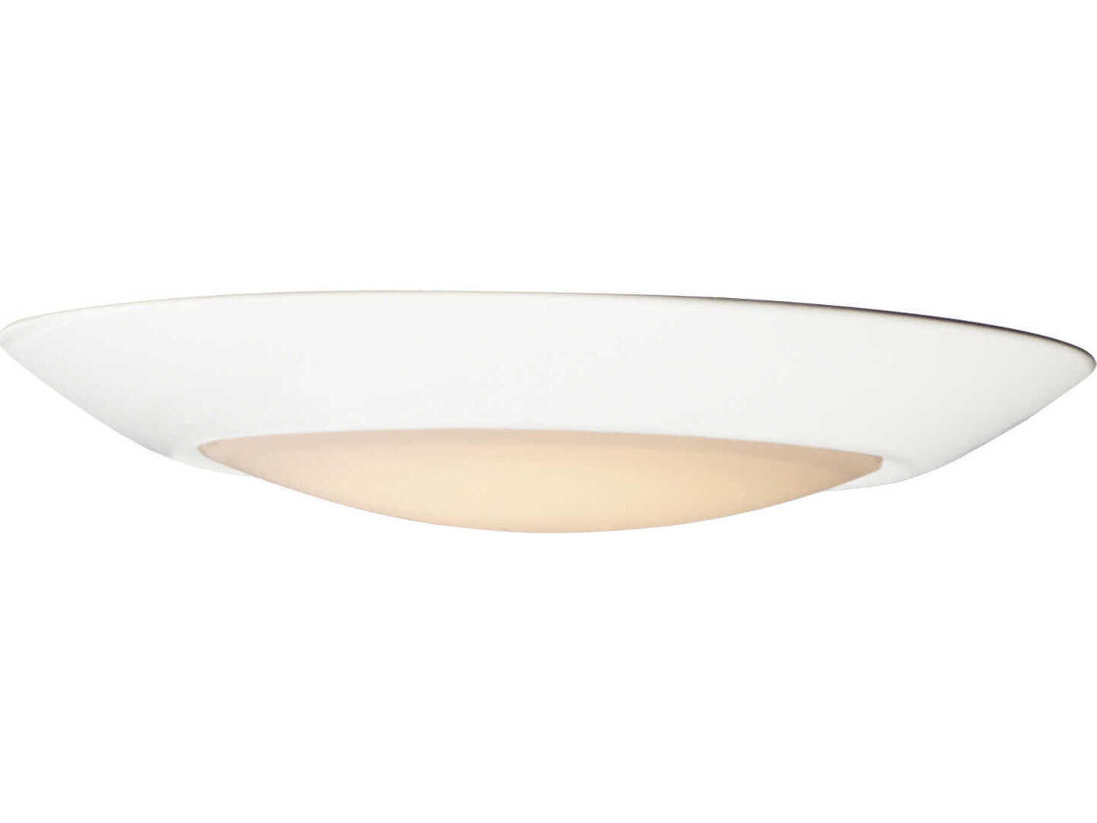 Diverse 1-Light Satin Nickel Bowl Flush Mount