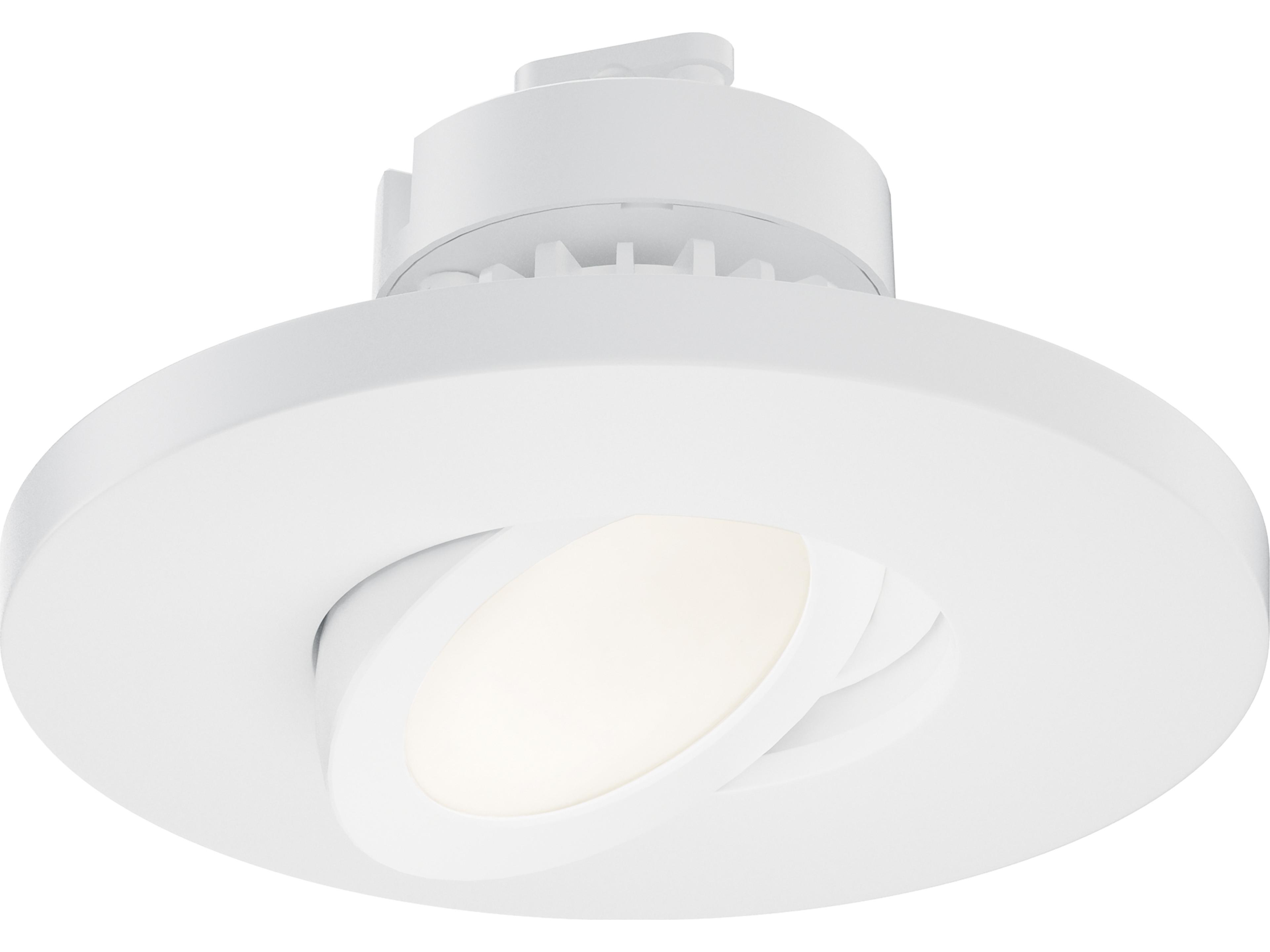 Tilt 1- Light White LED Round Recessed