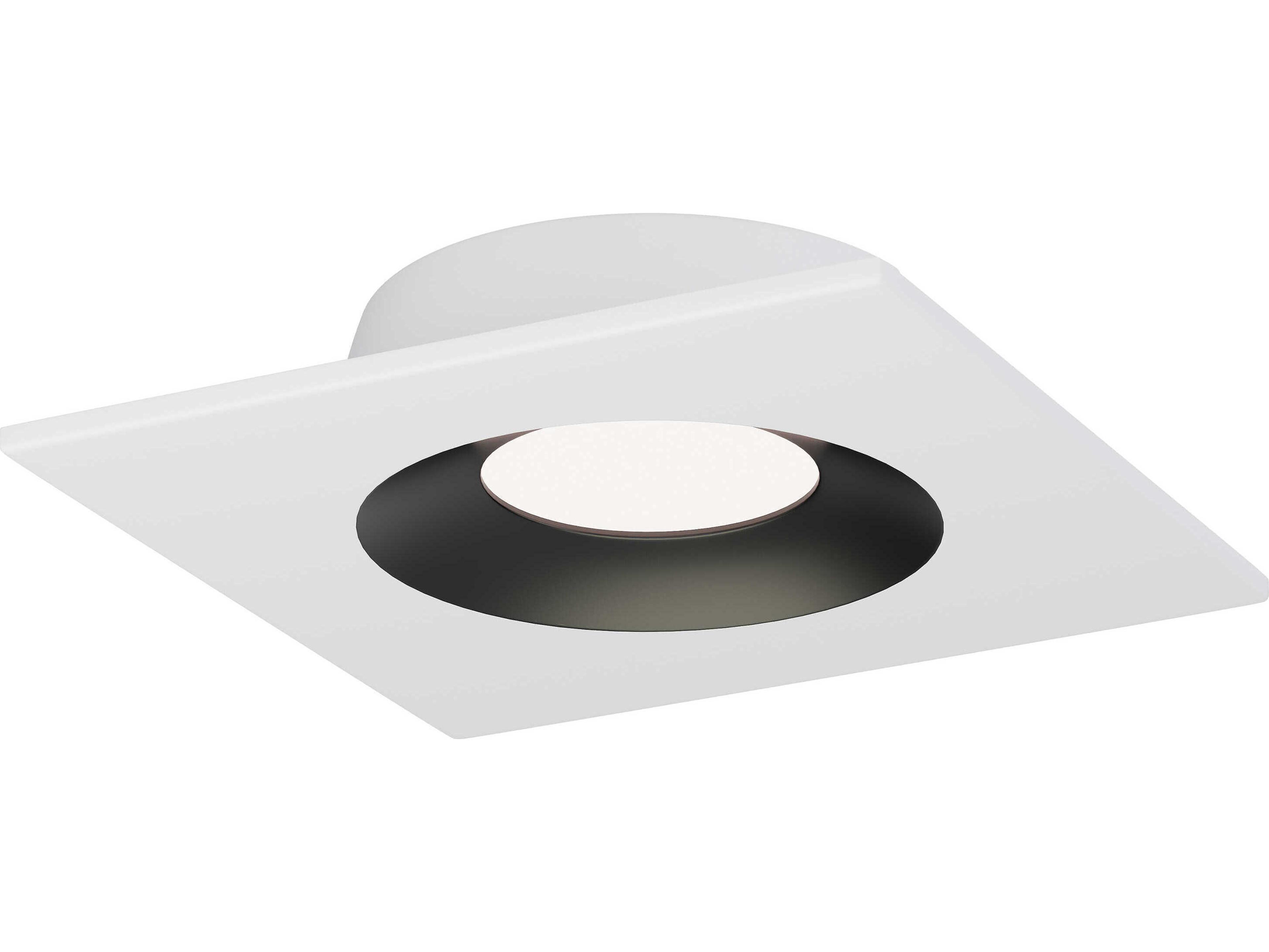 Crisp White Black 3000K Recessed Light