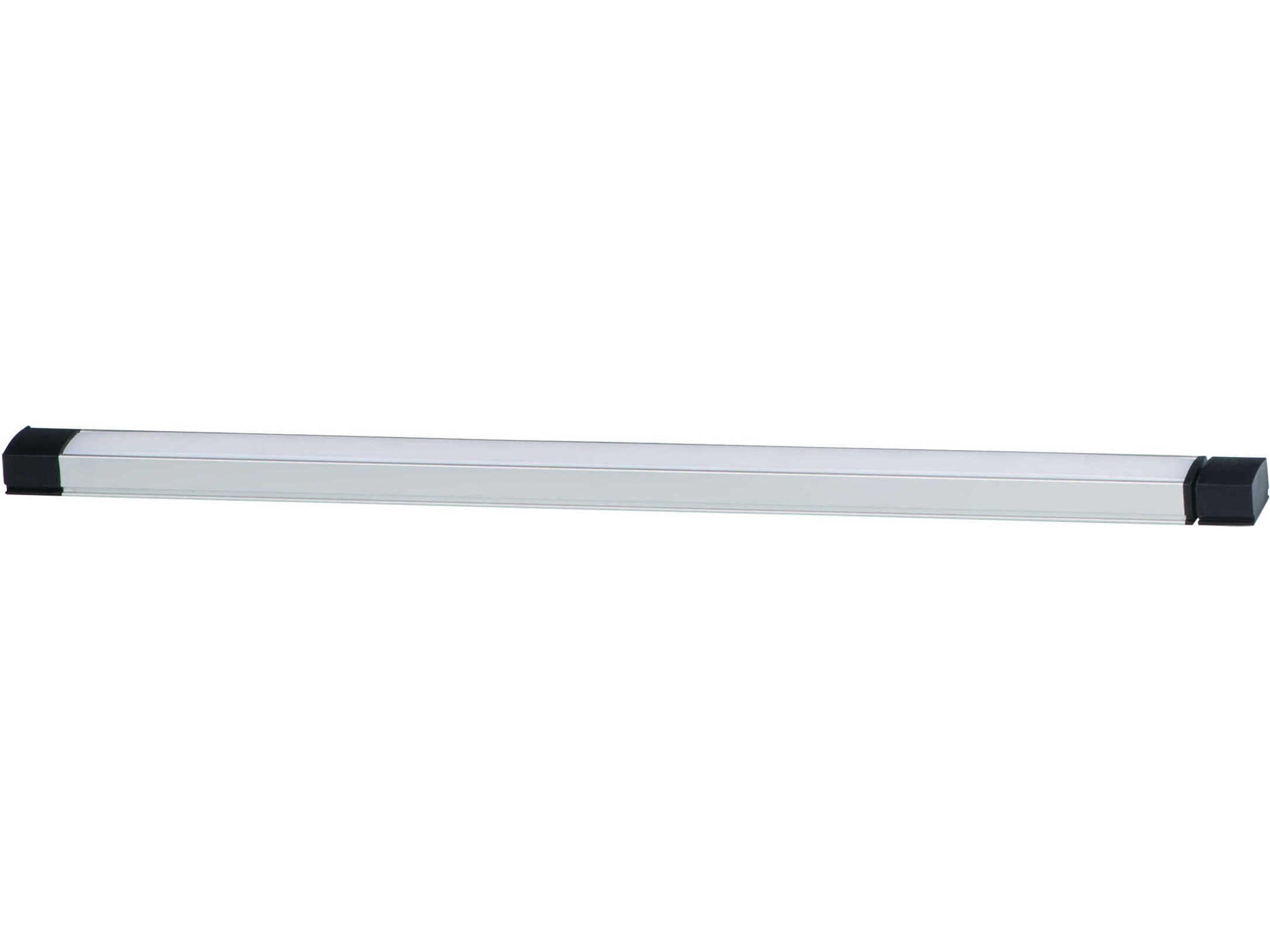 Countermax Brushed Aluminum 3000K Silver LED Linear Under Cabinet Light