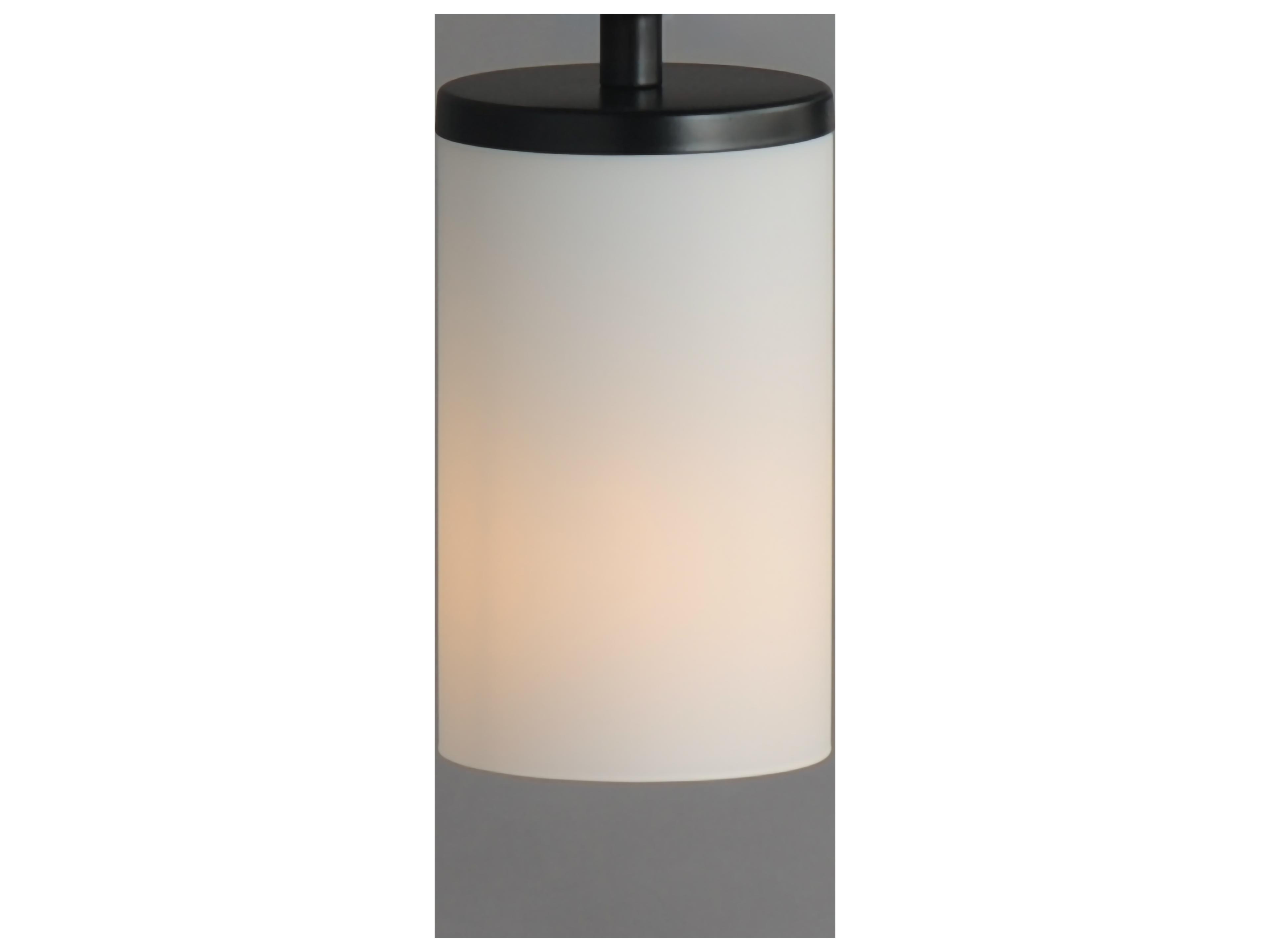Maxim Lighting Lateral 1- Light Black Cylinder Mini Pendant