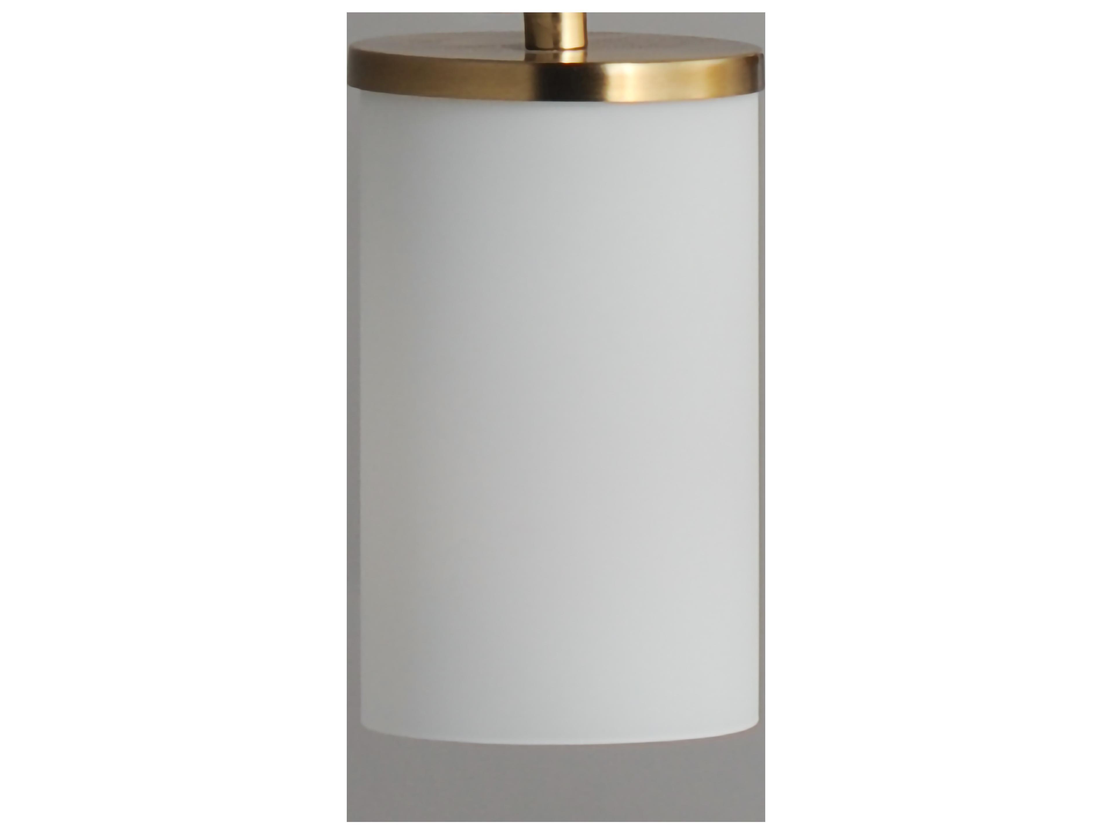 Maxim Lighting Lateral 1- Light Satin Brass Cylinder Mini Pendant