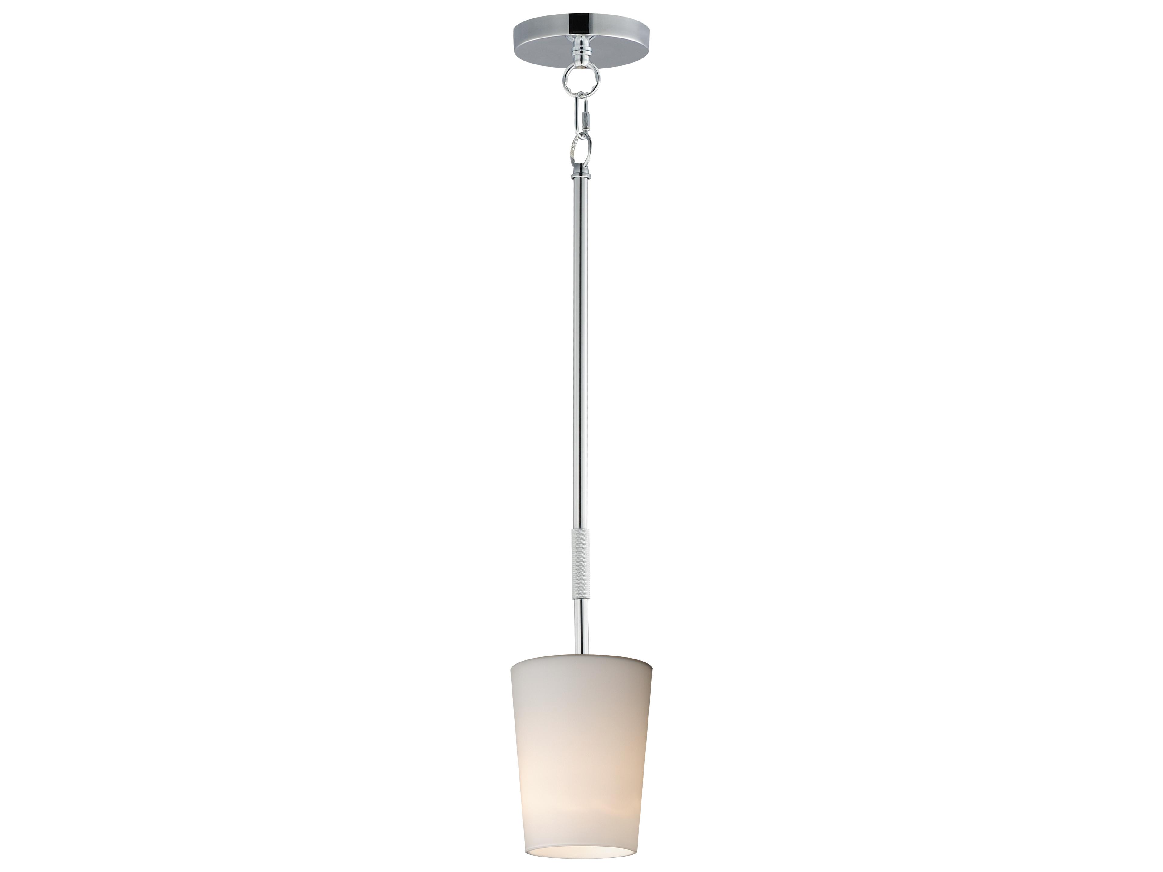 Durham 1- Light Polished Chrome Cylinder Mini Pendant