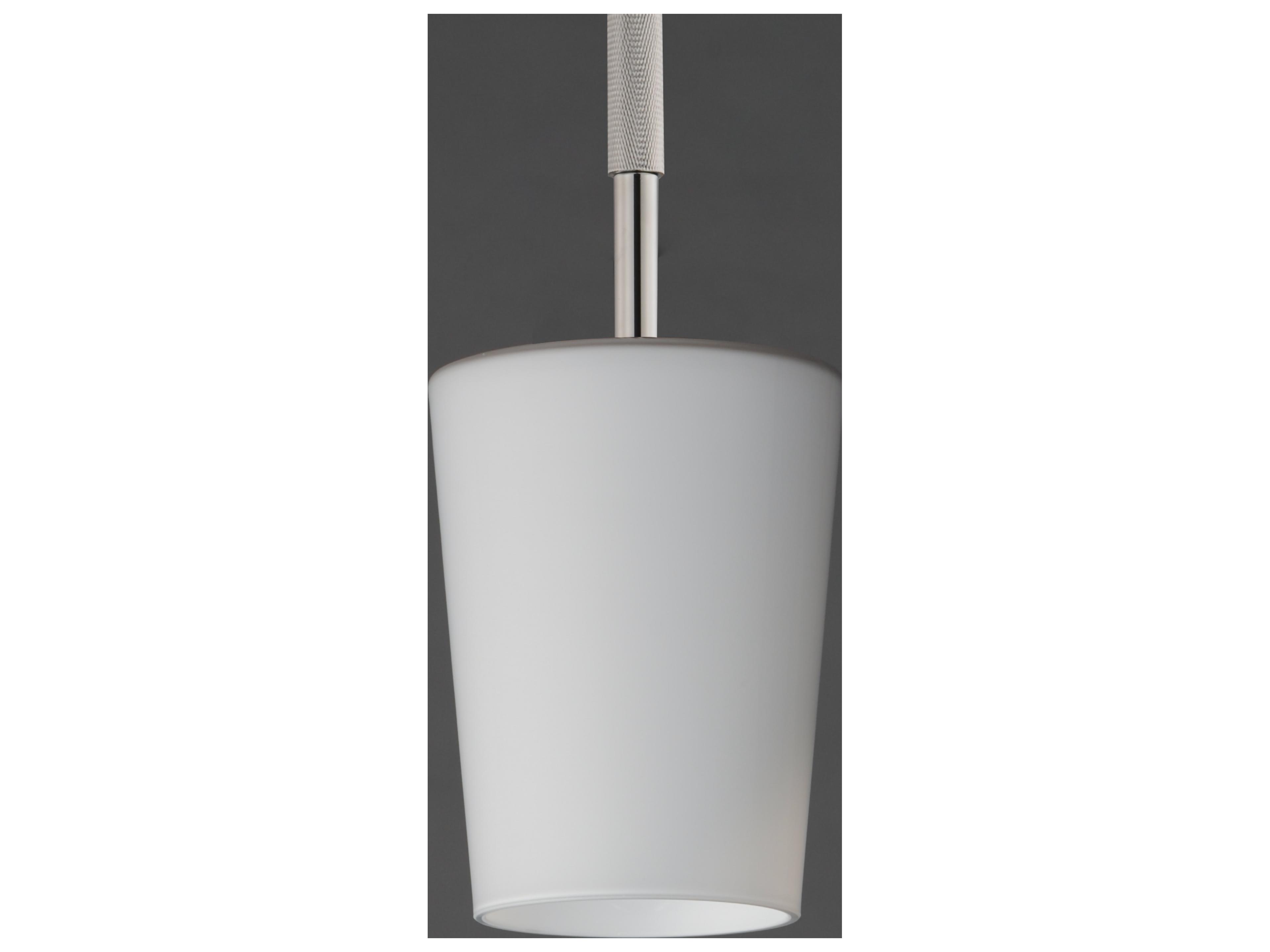 Maxim Lighting Durham 1- Light Polished Chrome Cylinder Mini Pendant