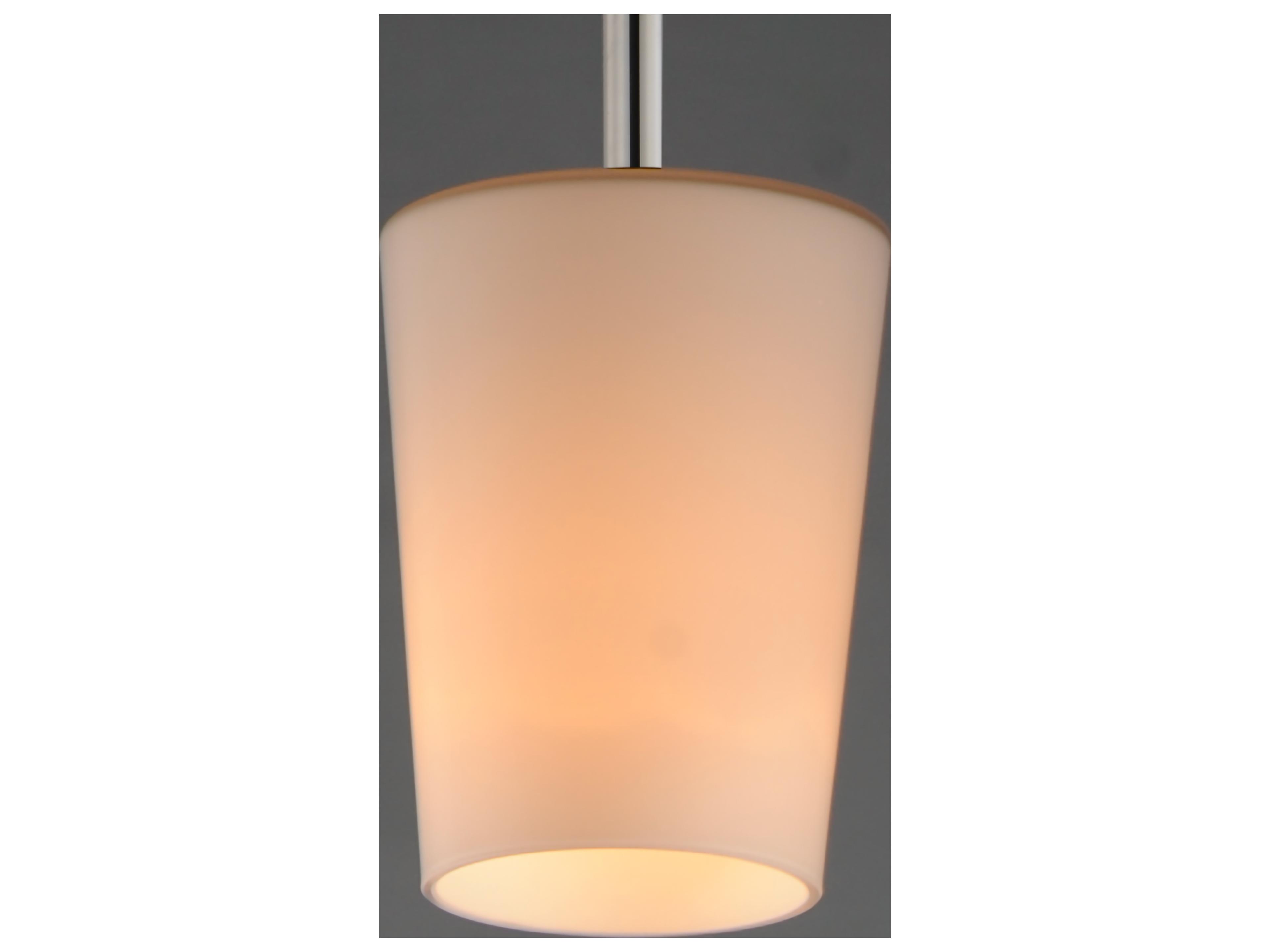 Maxim Lighting Durham 1- Light Polished Chrome Cylinder Mini Pendant