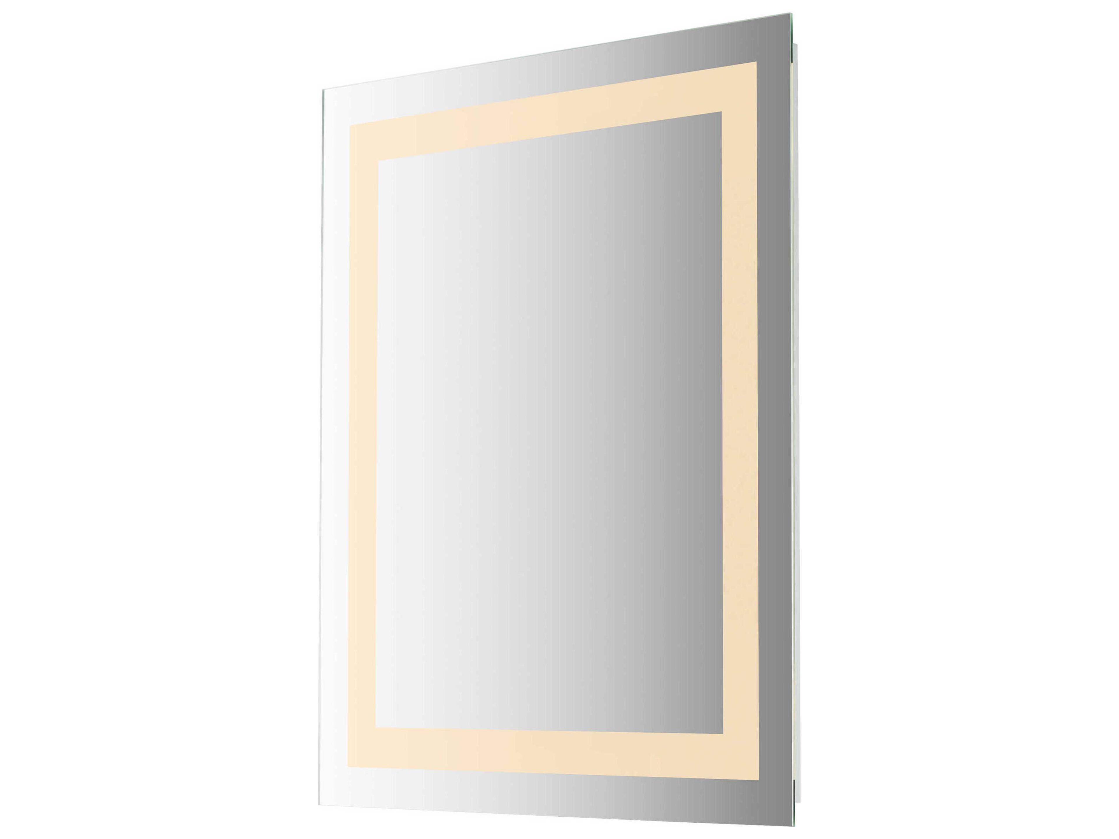 Project Perimeter Frontlit Rectangular Wall Mirror