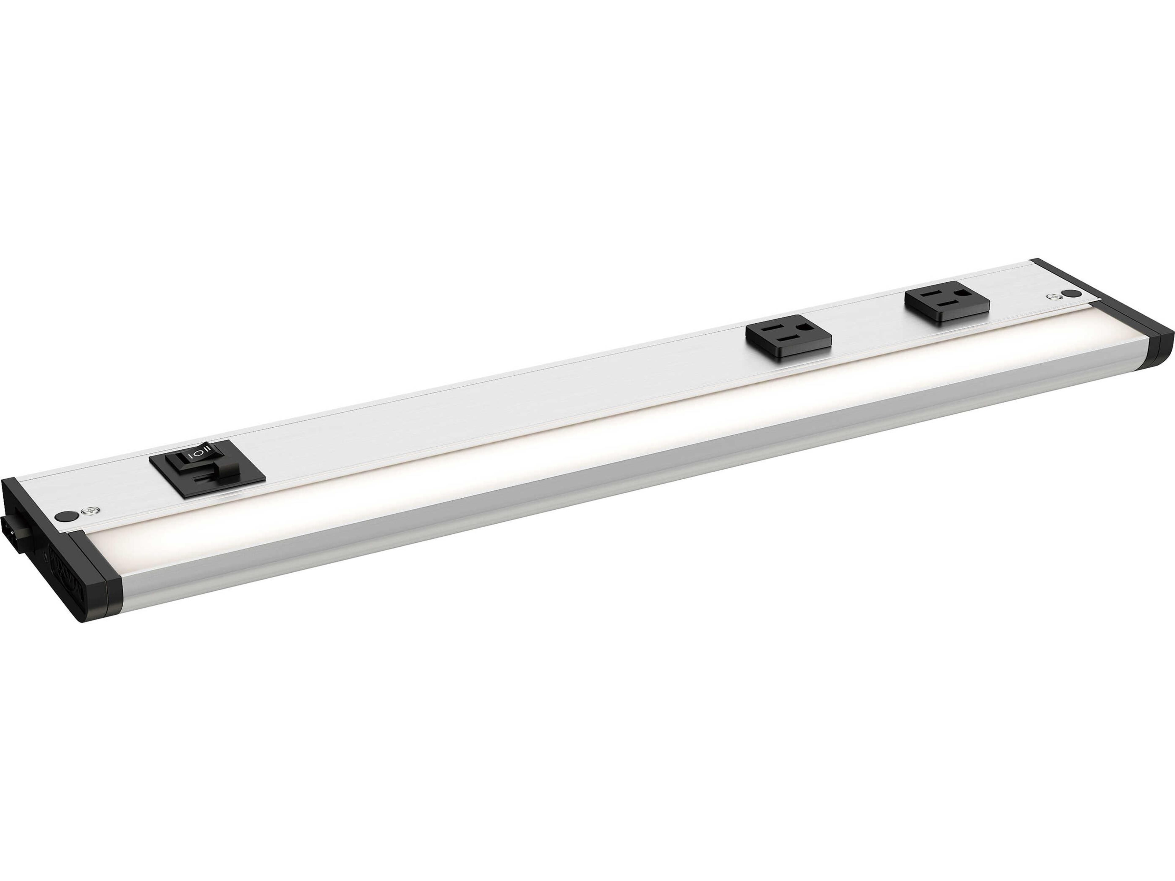 CounterMax 5K Satin Nickel Linear Under Cabinet Light