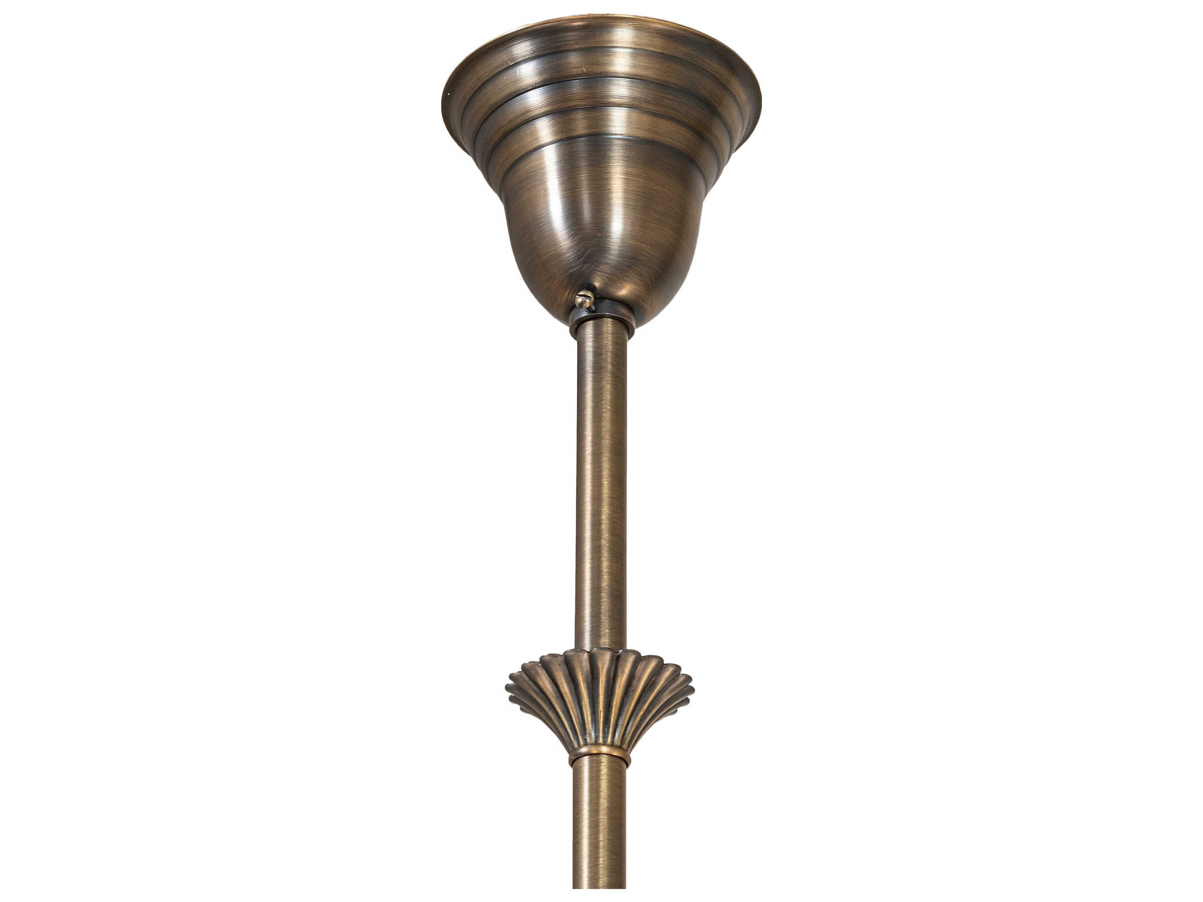 Meyda 6-Light Antique Brass Chandelier