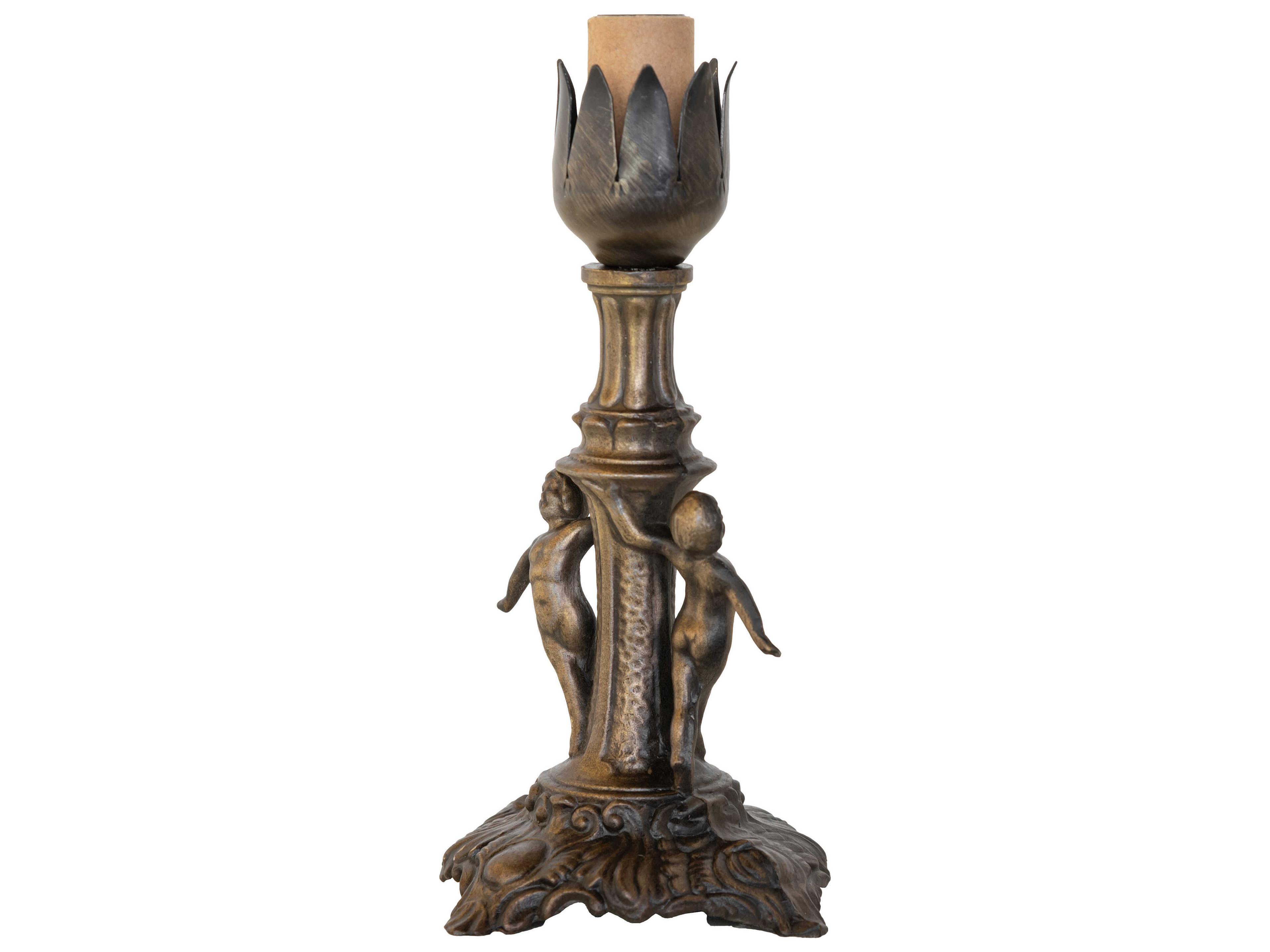 Meyda Maidens Antique Brass Table Lamp